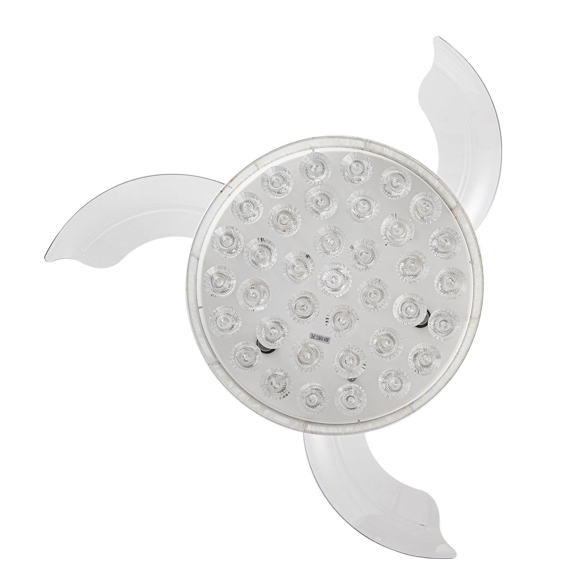 Parrot Uncle 36-Inch Bangaiore Modern Downrod Mount Crystal Ceiling Fan with Lighting and Remote Control - Image 29
