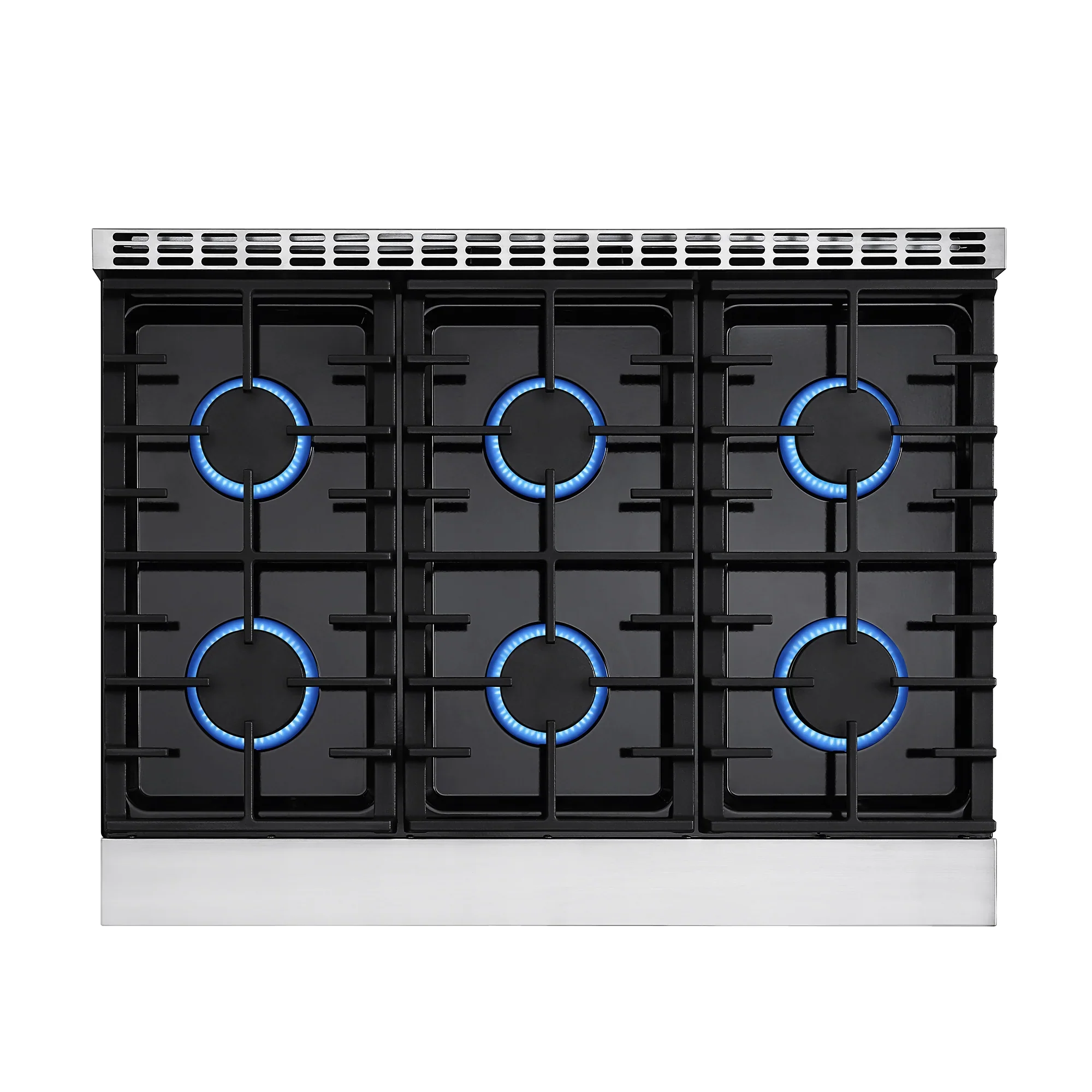 Empava 36-Inch Pro-Style Slide-In Single Oven Gas Range in Stainless Steel (EMPV-36GR11) - Image 11