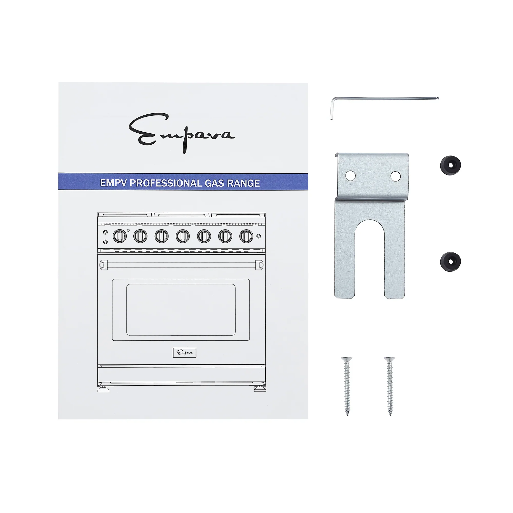 Empava 36-Inch Pro-Style Slide-In Single Oven Gas Range in Stainless Steel (EMPV-36GR11) - Image 13