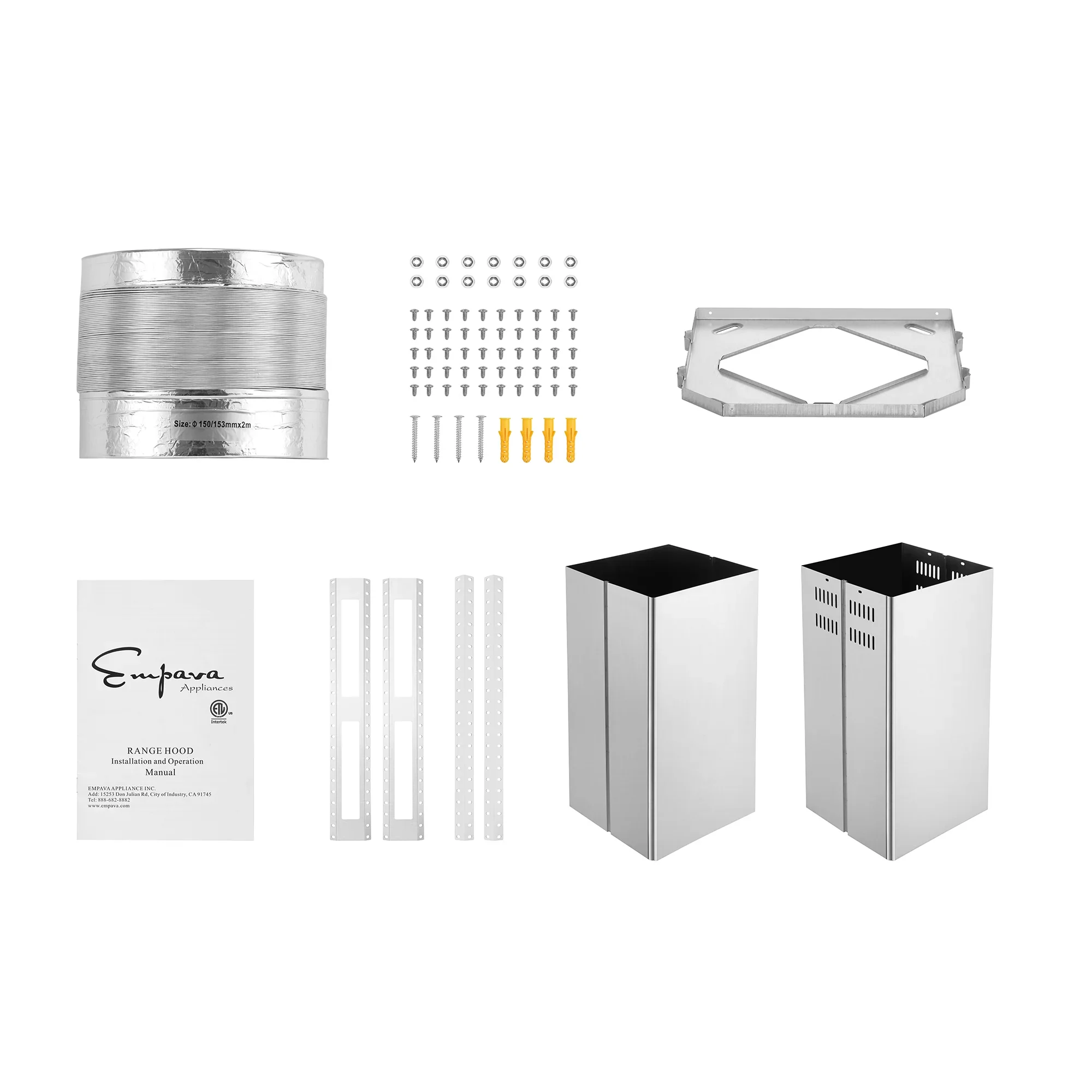 Empava 36-Inch 400 CFM Kitchen Island Wall Mount Ducted Range Hood (EMPV-36RH09) - Image 12