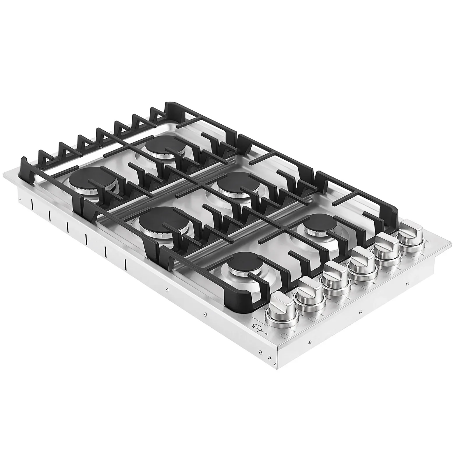 Empava 36-Inch Built-In Natural Gas Cooktop in Stainless Steel (EMPV-36GC34) - Image 5