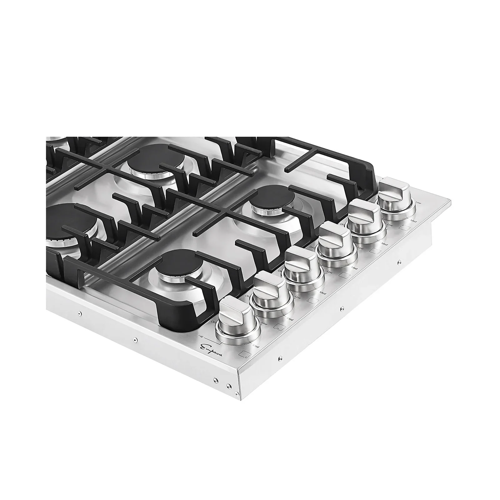 Empava 36-Inch Built-In Natural Gas Cooktop in Stainless Steel (EMPV-36GC34) - Image 7