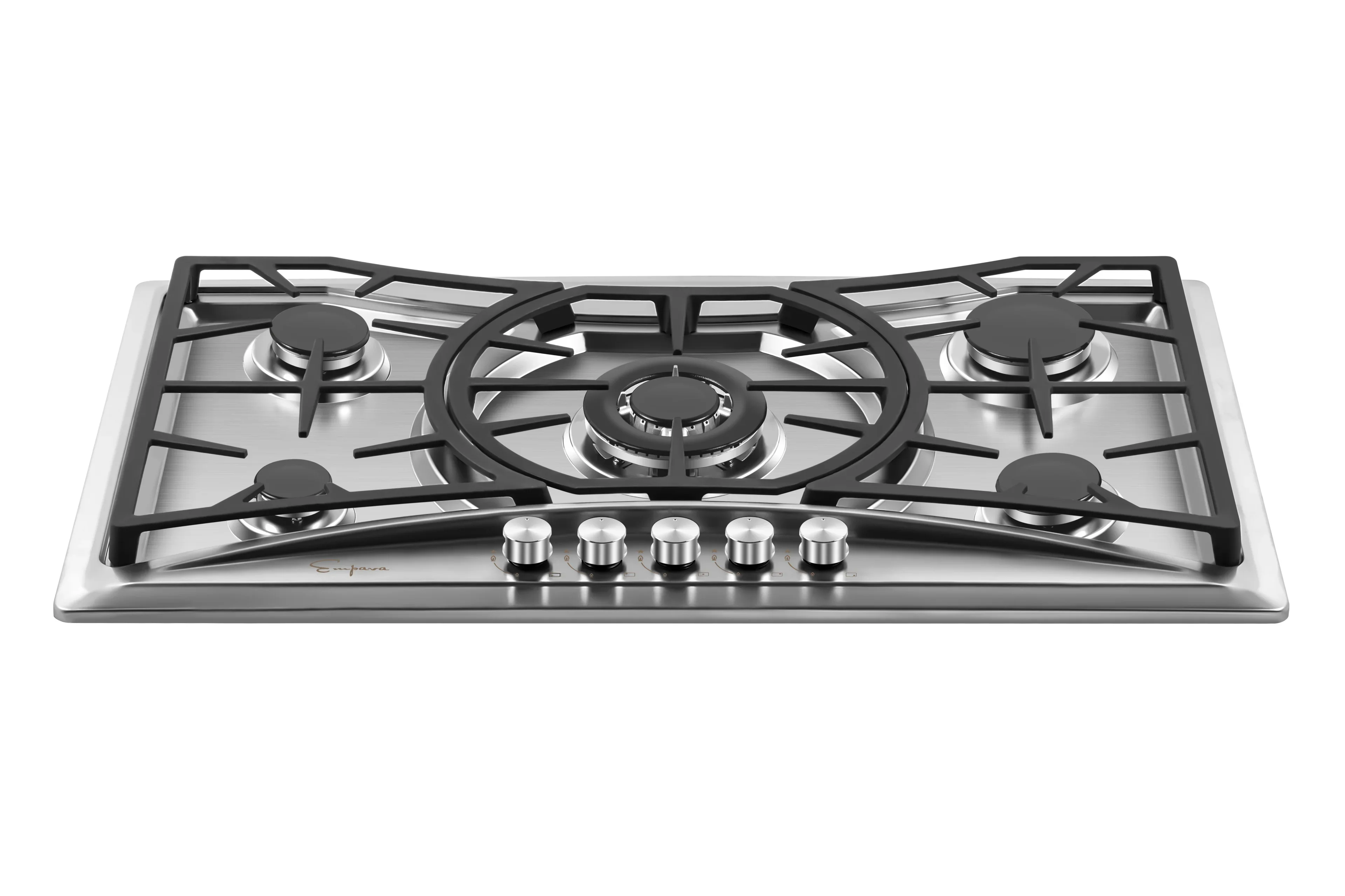 Empava 36-Inch Built-In Natural Gas Cooktops in Stainless Steel (EMPV-36GC22) - Image 6
