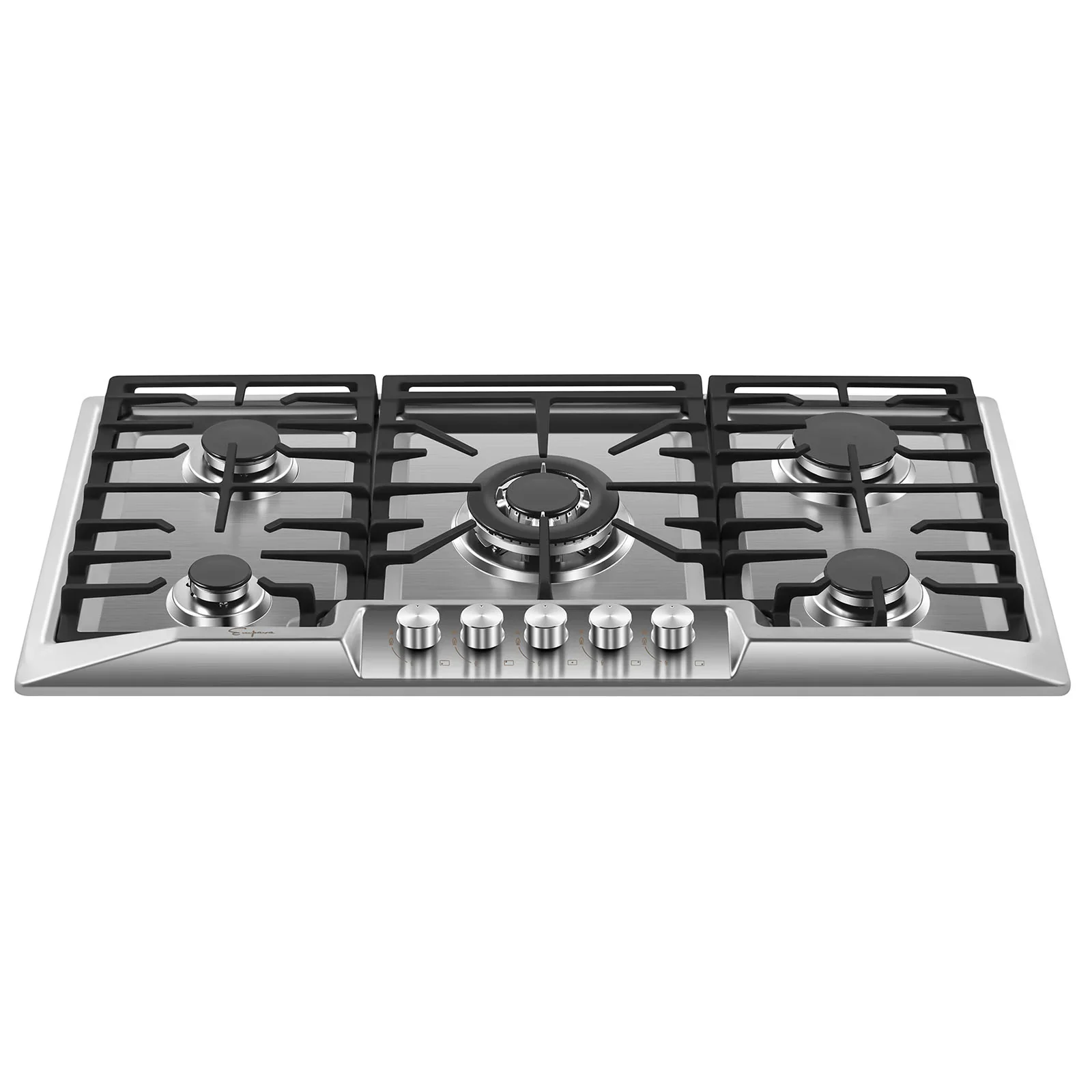 Empava 36-Inch Built-In Natural Gas Cooktops in Stainless Steel (EMPV-36GC23) - Image 3