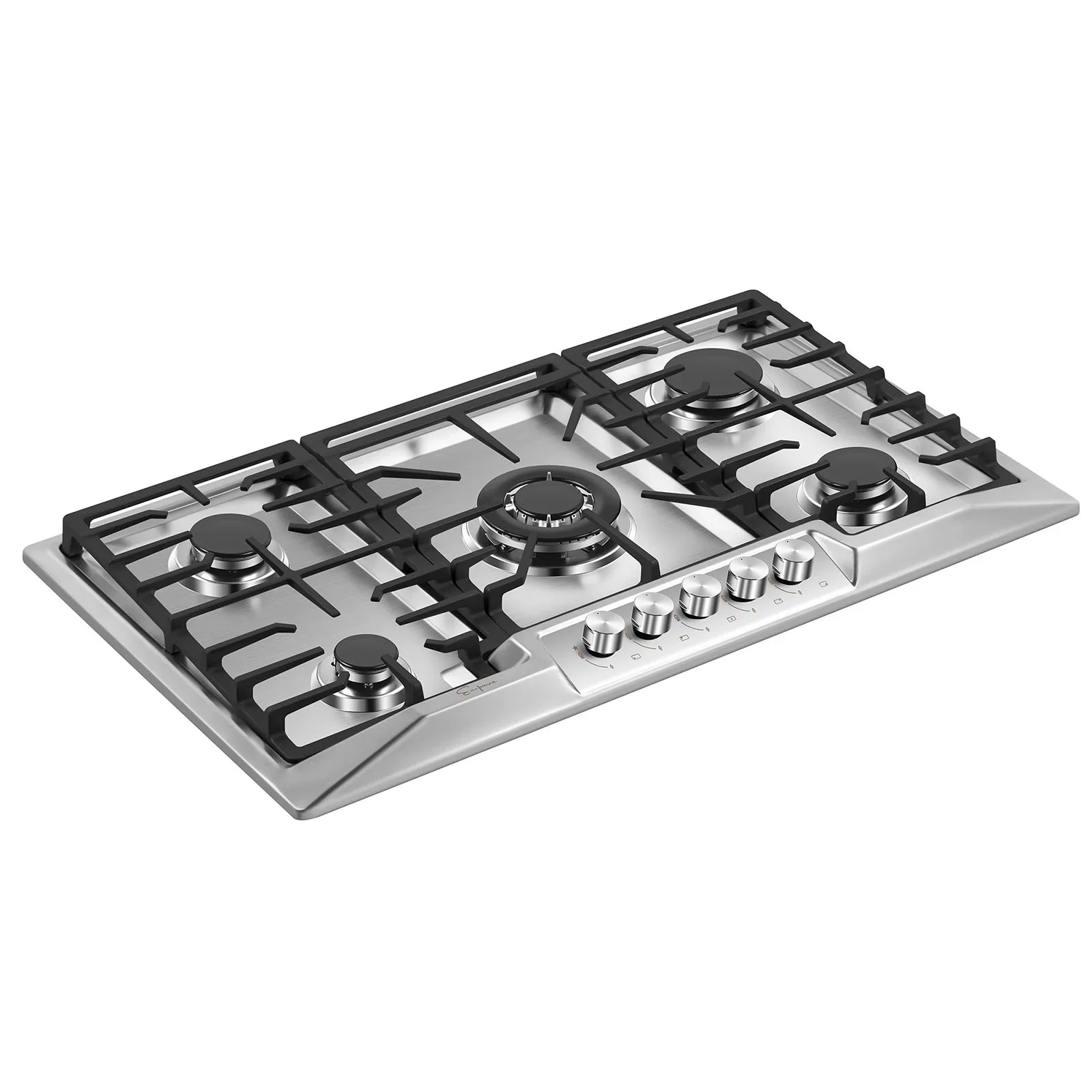 Empava 36-Inch Built-In Natural Gas Cooktops in Stainless Steel (EMPV-36GC23) - Image 4