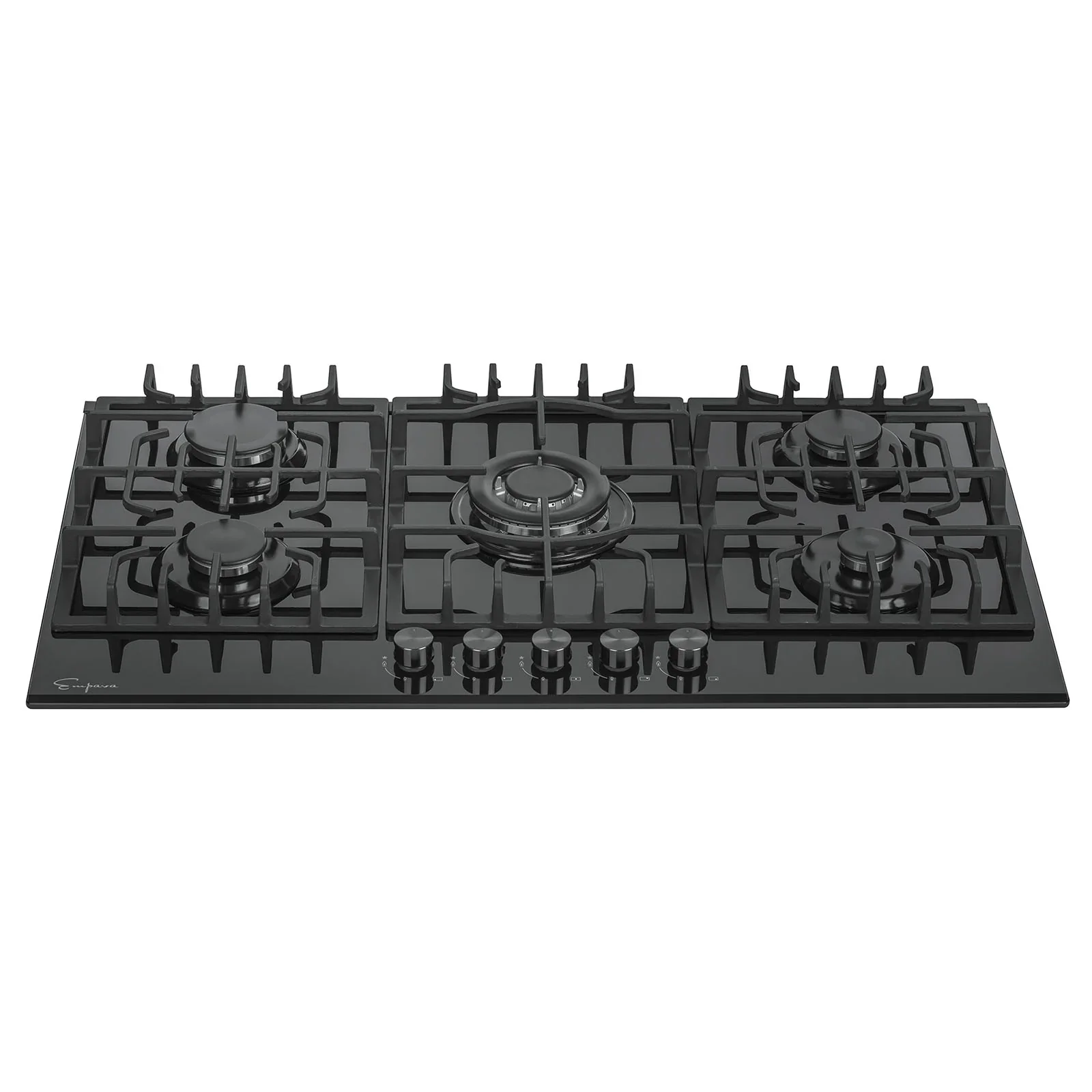 Empava 36-Inch Built-In Natural Gas Cooktops in Black (EMPV-36GC27) - Image 3
