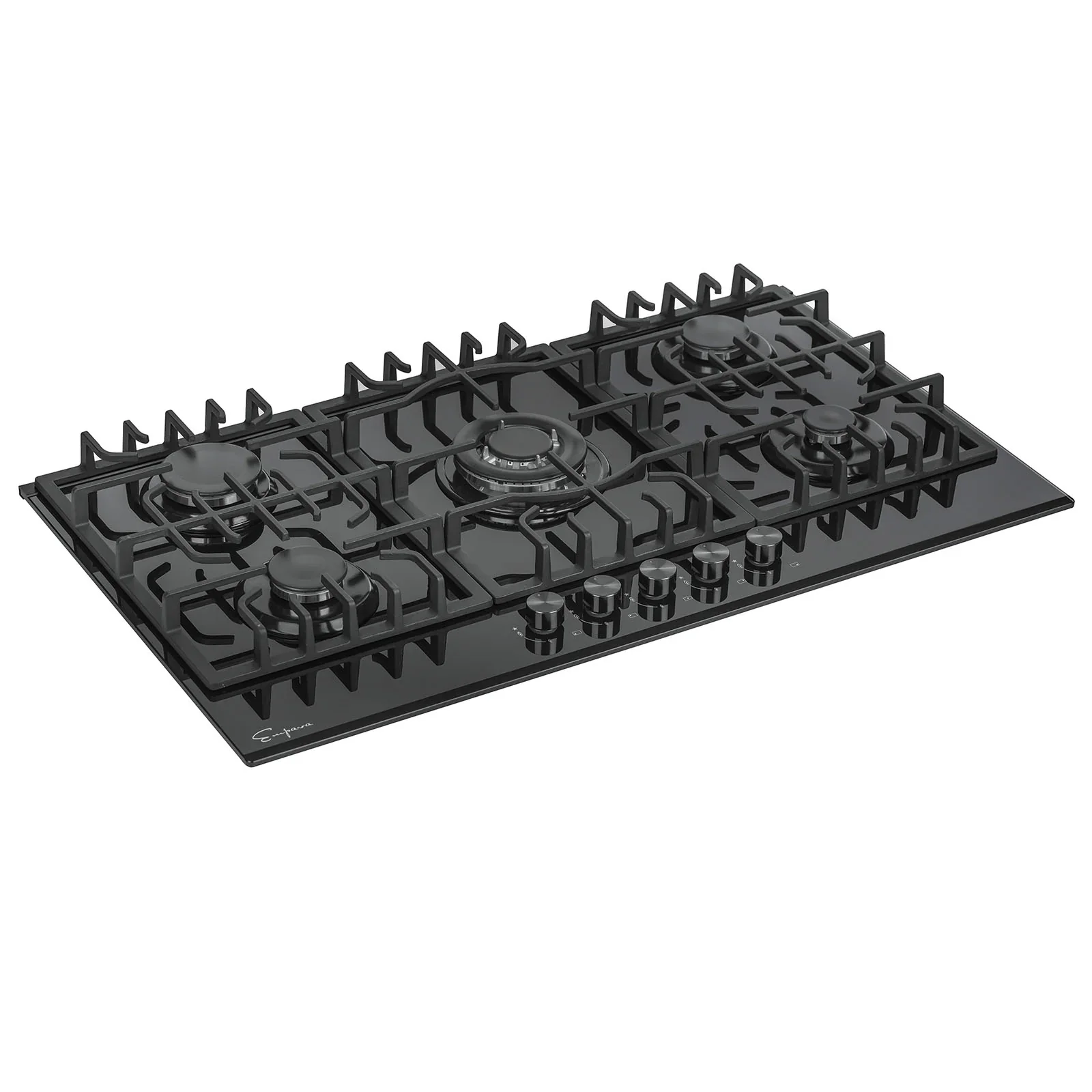 Empava 36-Inch Built-In Natural Gas Cooktops in Black (EMPV-36GC27) - Image 4