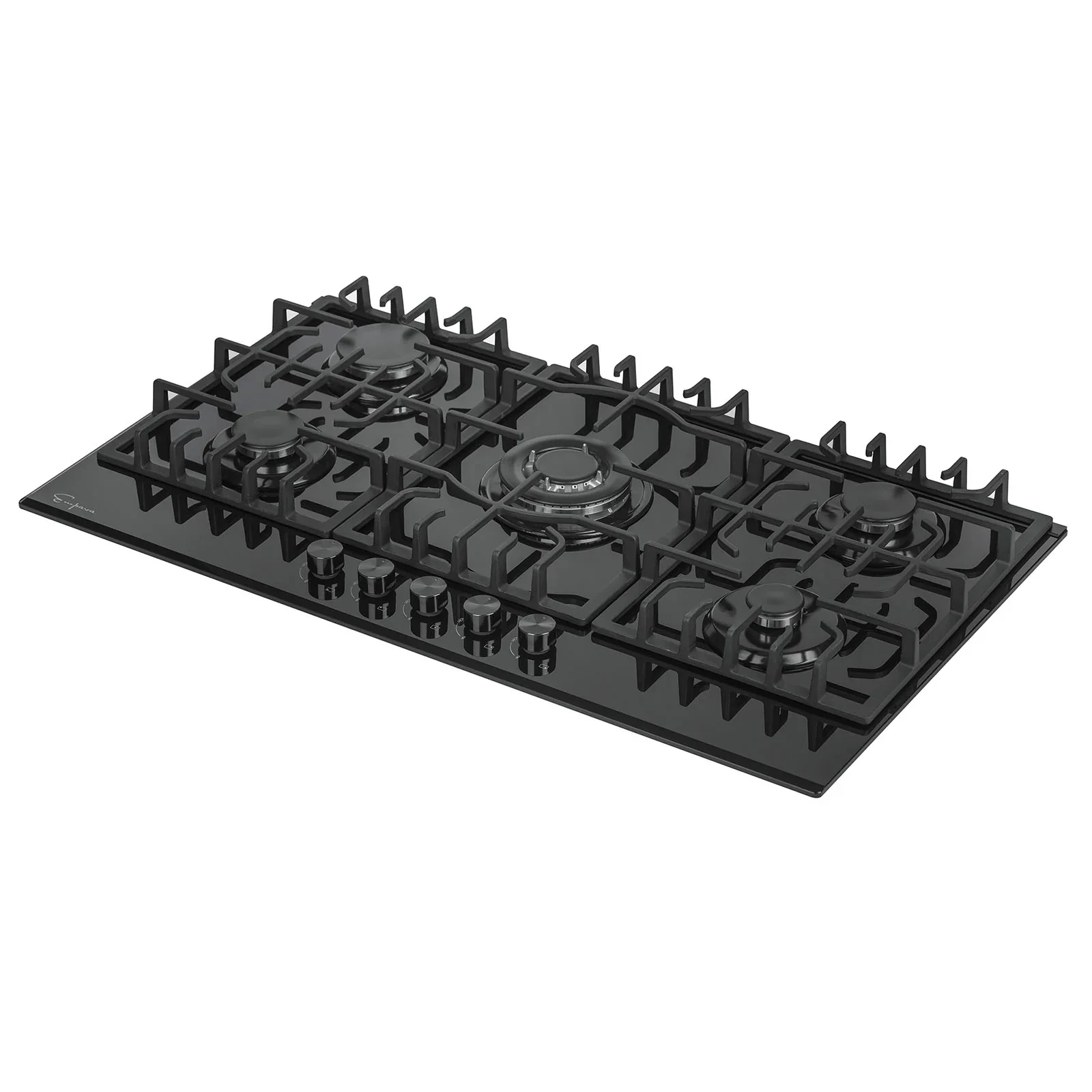 Empava 36-Inch Built-In Natural Gas Cooktops in Black (EMPV-36GC27) - Image 5