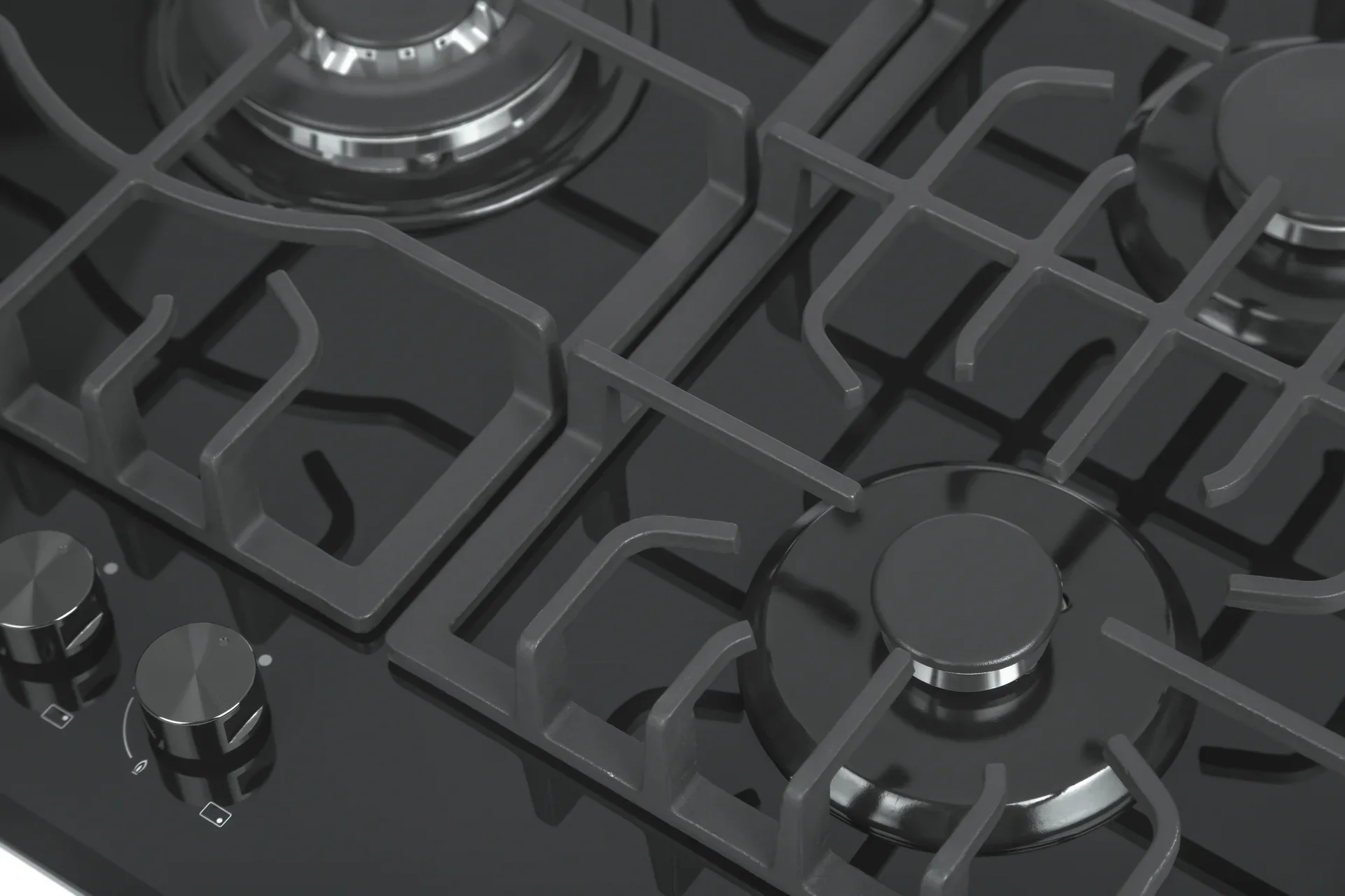 Empava 36-Inch Built-In Natural Gas Cooktops in Black (EMPV-36GC27) - Image 6