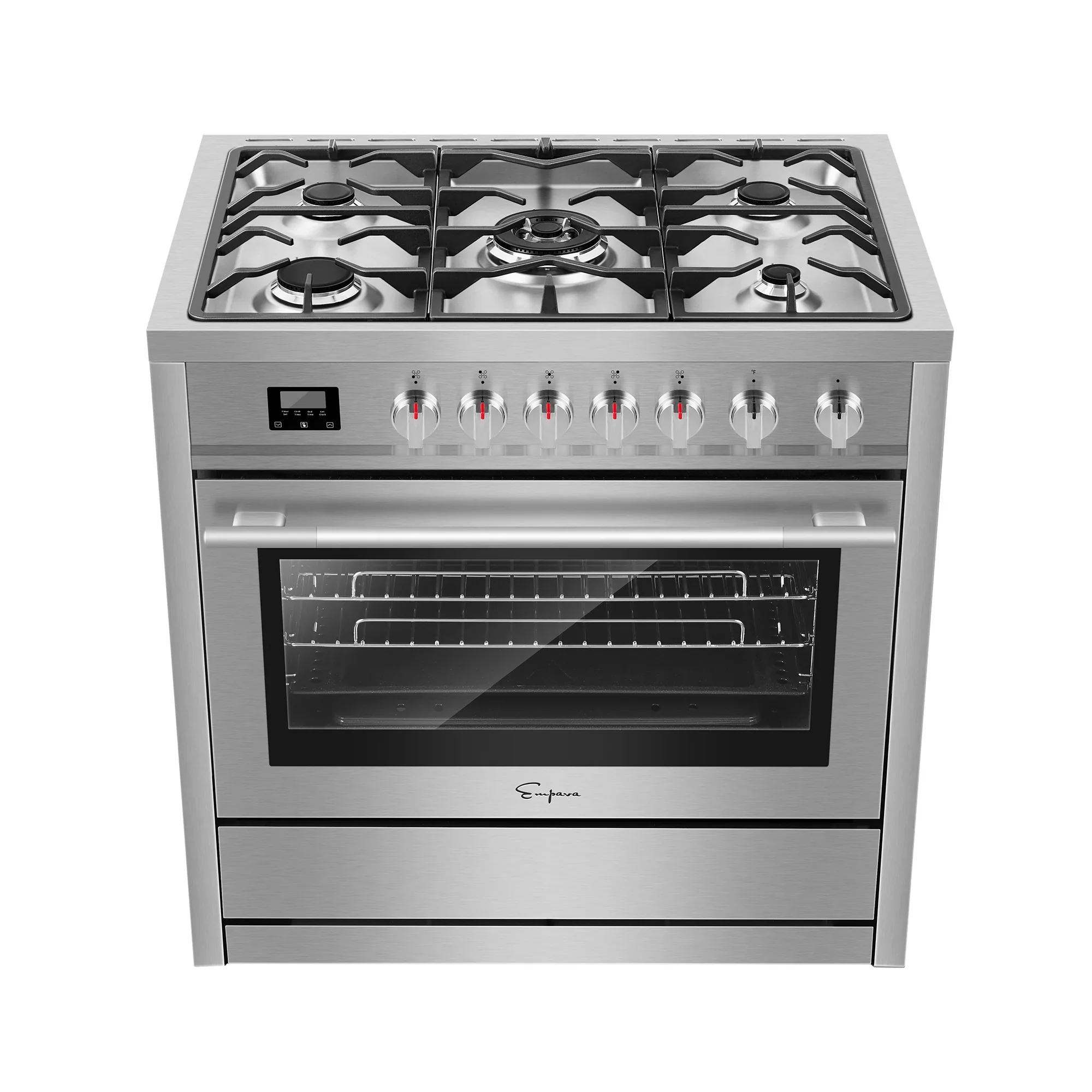 Empava 36-Inch Freestanding Gas Range in Stainless Steel (EMPV-36GR01) - Image 3