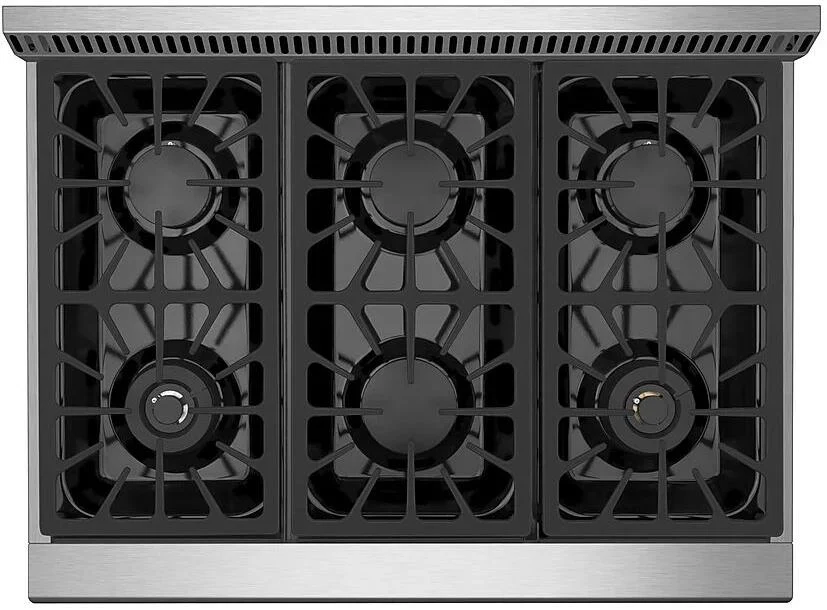 Empava 36-Inch Slide-In Single Oven Gas Range in Stainless Steel  (EMPV-36GR04) - Image 5