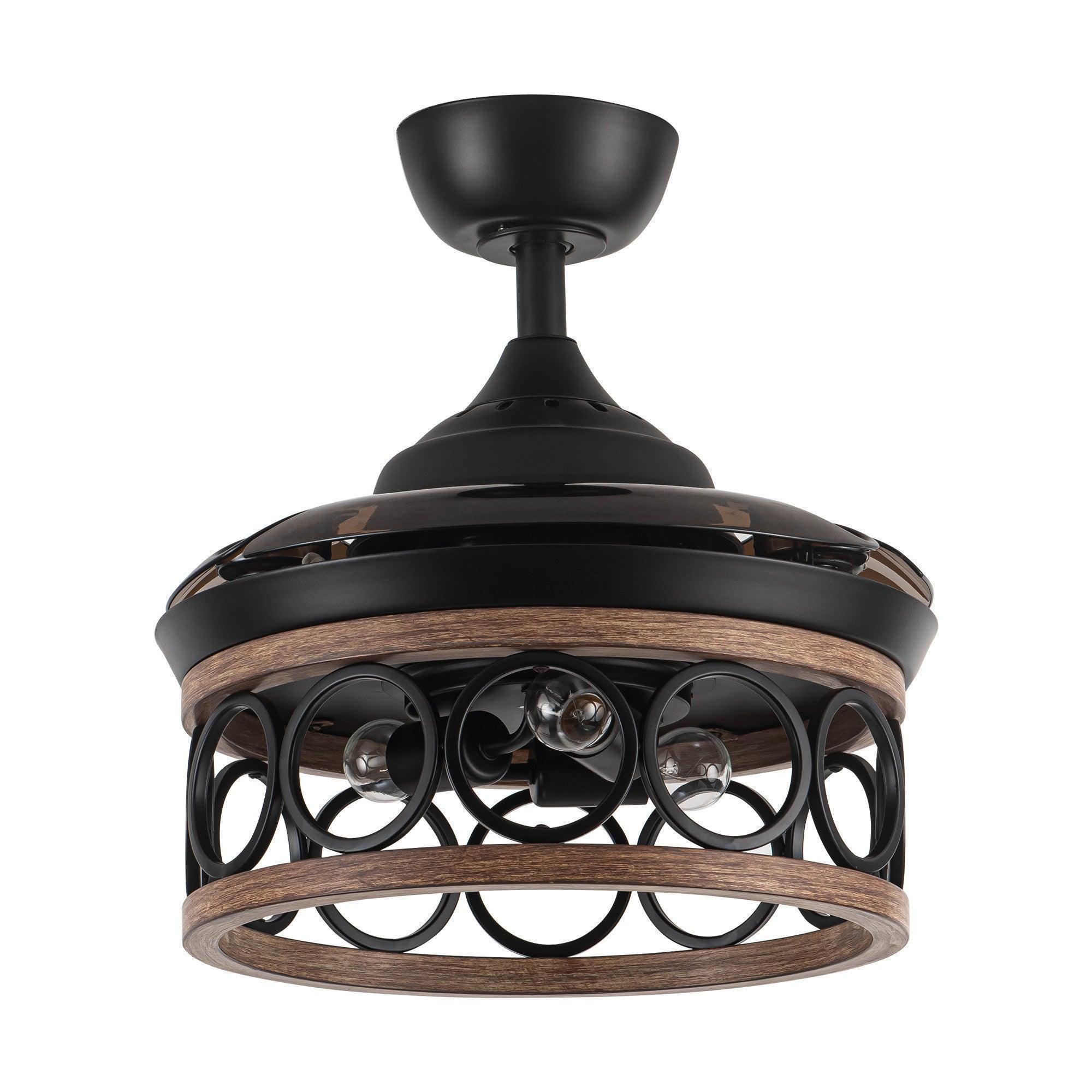 Parrot Uncle 36-Inch Mirelle Farmhouse Downrod Mount Ceiling Fan with Lighting and Remote Control (F3511Q110V) - Image 12