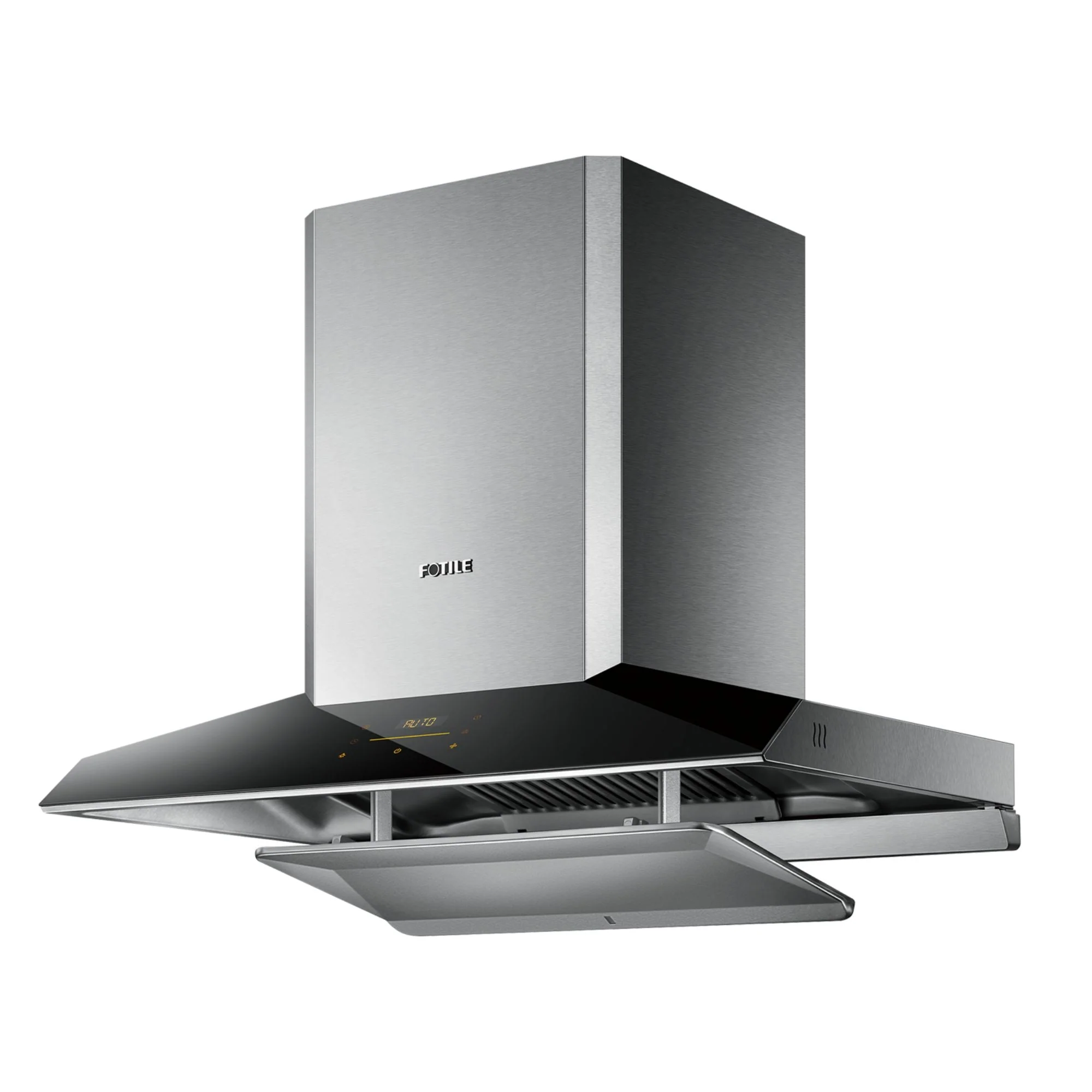 Fotile Perimeter Vent Series 36-Inch 1100 CFM Wall Mount Range Hood with 2 LED light and Touchscreen in Stainless Steel (EMG9030) - Image 2