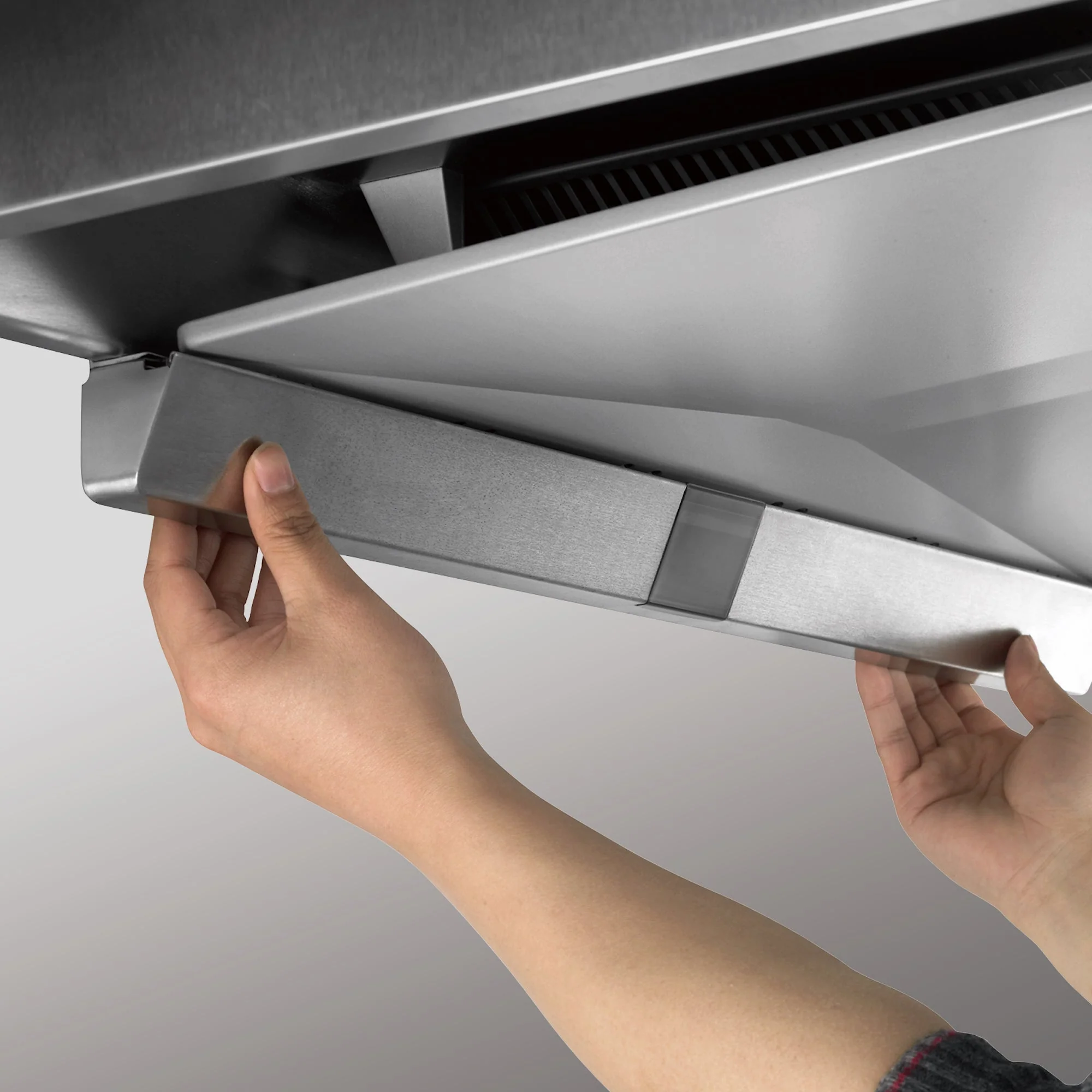 Fotile Perimeter Vent Series 36-Inch 1100 CFM Wall Mount Range Hood with 2 LED light and Touchscreen in Stainless Steel (EMG9030) - Image 6