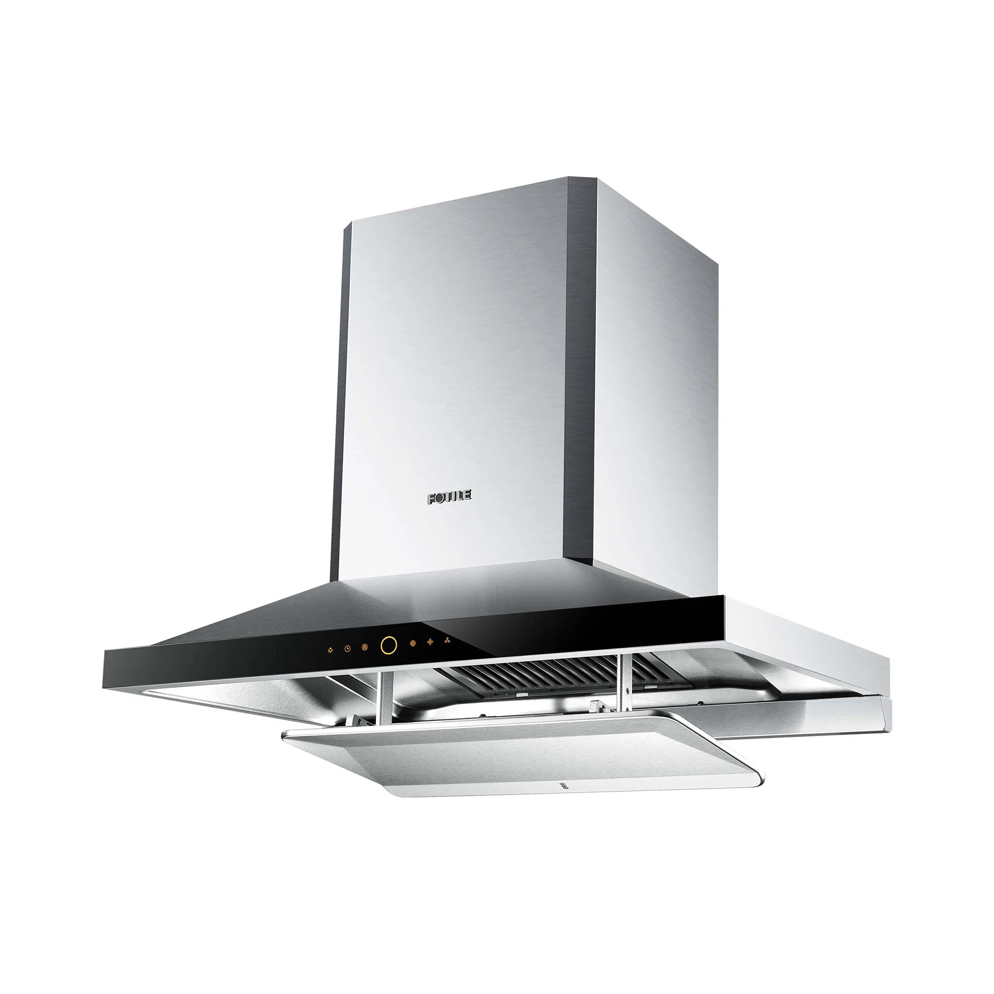 Fotile Perimeter Vent Series 36" 1000 CFM Wall Mount Range Hood with LED light and Touchscreen in Stainless Steel (EMS9026) - Image 2