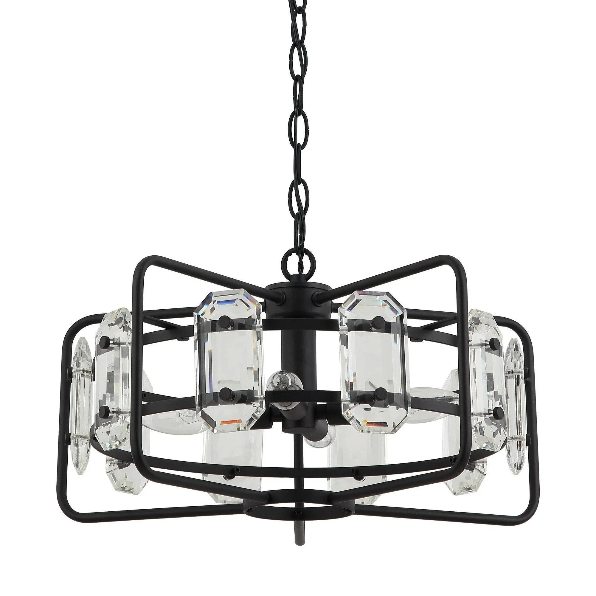 Parrot Uncle 4-Light Golden Modern Crystal Island Pendant Light (HLH-27137-4A-GD) - Image 18