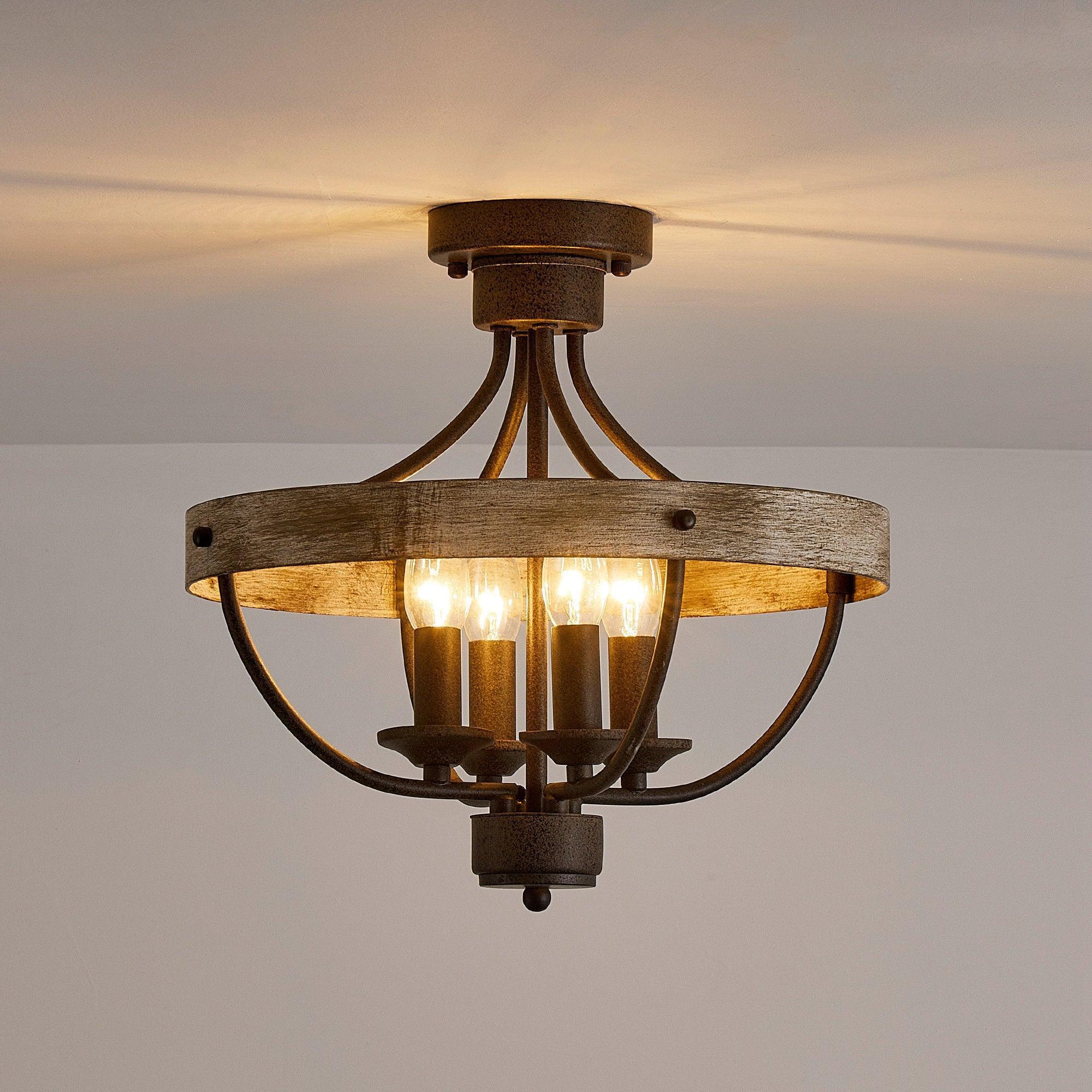 Parrot Uncle 4-Light Industrial Ceiling Light (BBW9128-4110V) - Image 5