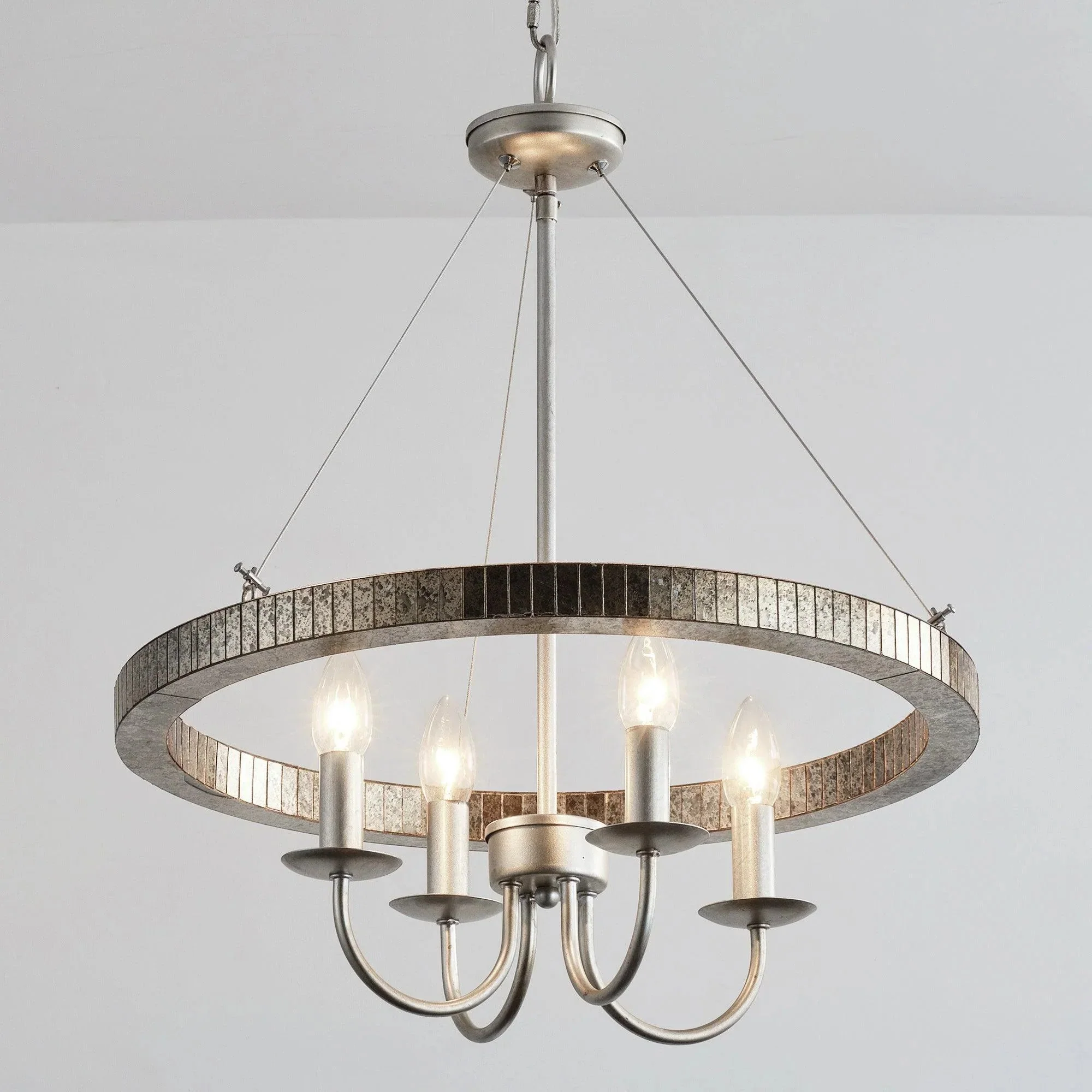 Parrot Uncle 4-Light Iron Modern Island Pendant Lighting with Acrylic Lens (ACC-BBW9592-4) - Image 7