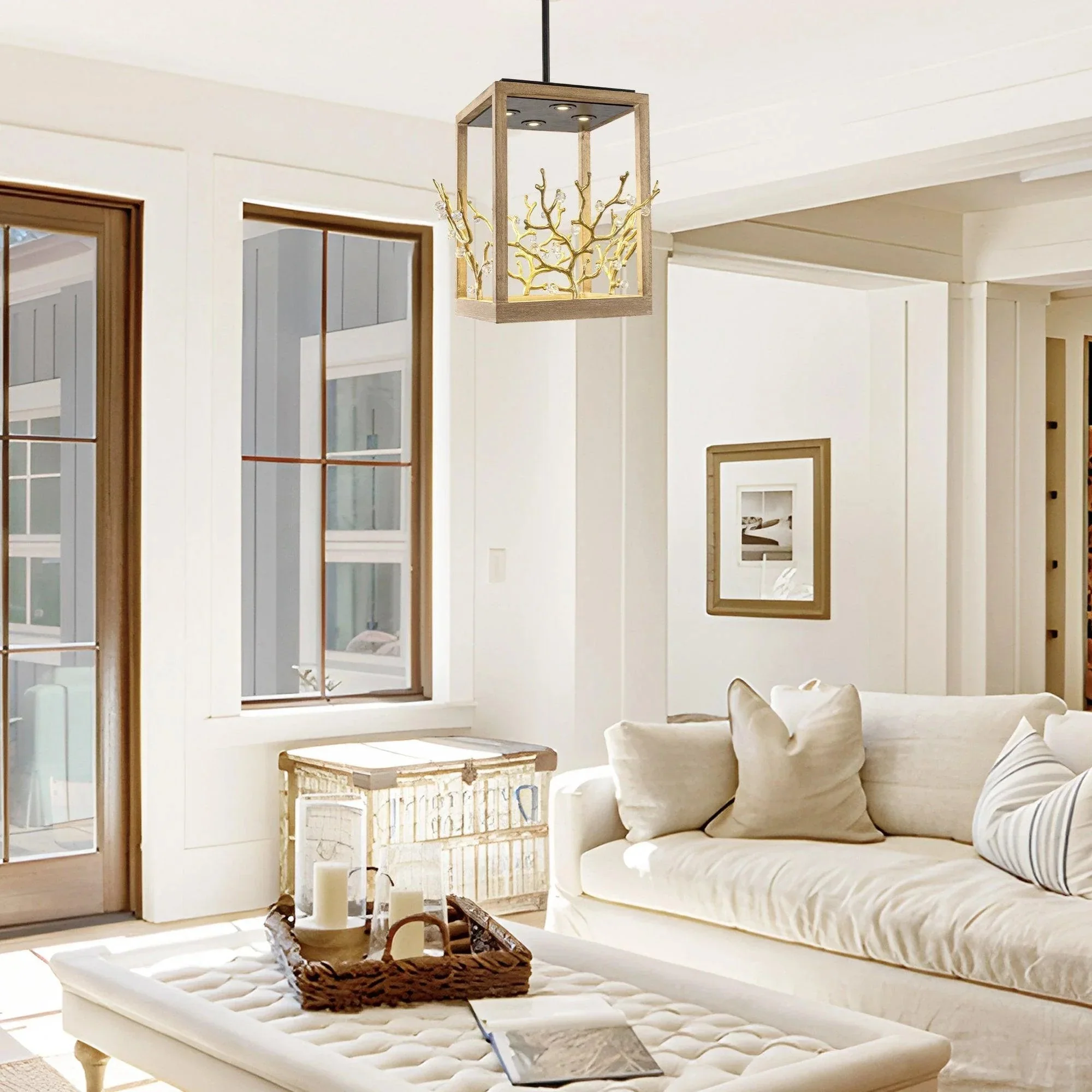 Parrot Uncle 4-Light Modern Branches Island Pendant Lighting (BBW9699-4) - Image 2