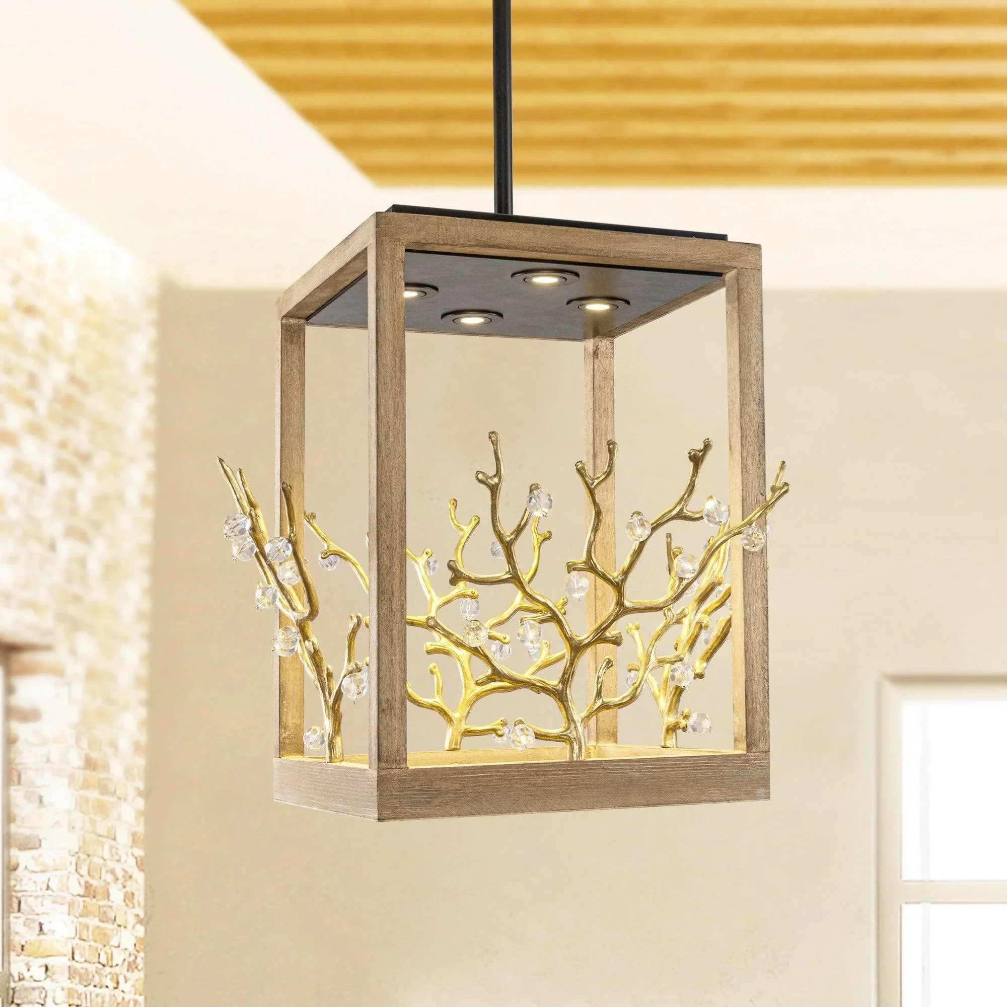Parrot Uncle 4-Light Modern Branches Island Pendant Lighting (BBW9699-4) - Image 7