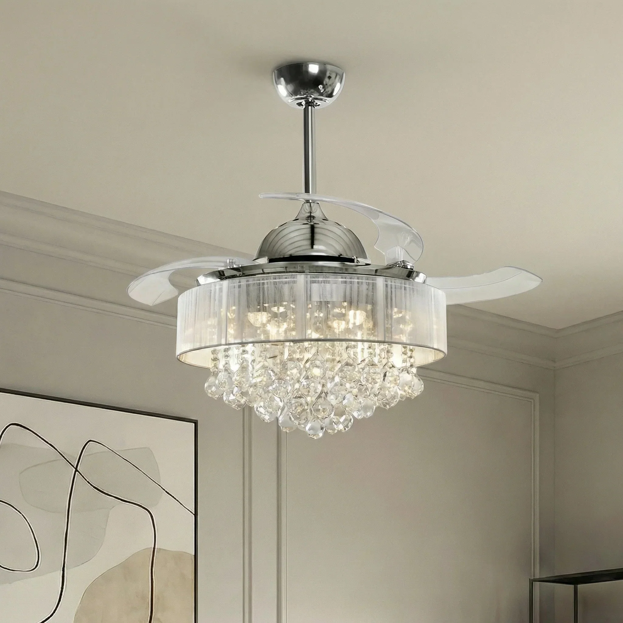 Parrot Uncle 42-Inch Broxburne Smart Fan with LED Light (F4601WY-SMART) - Image 3
