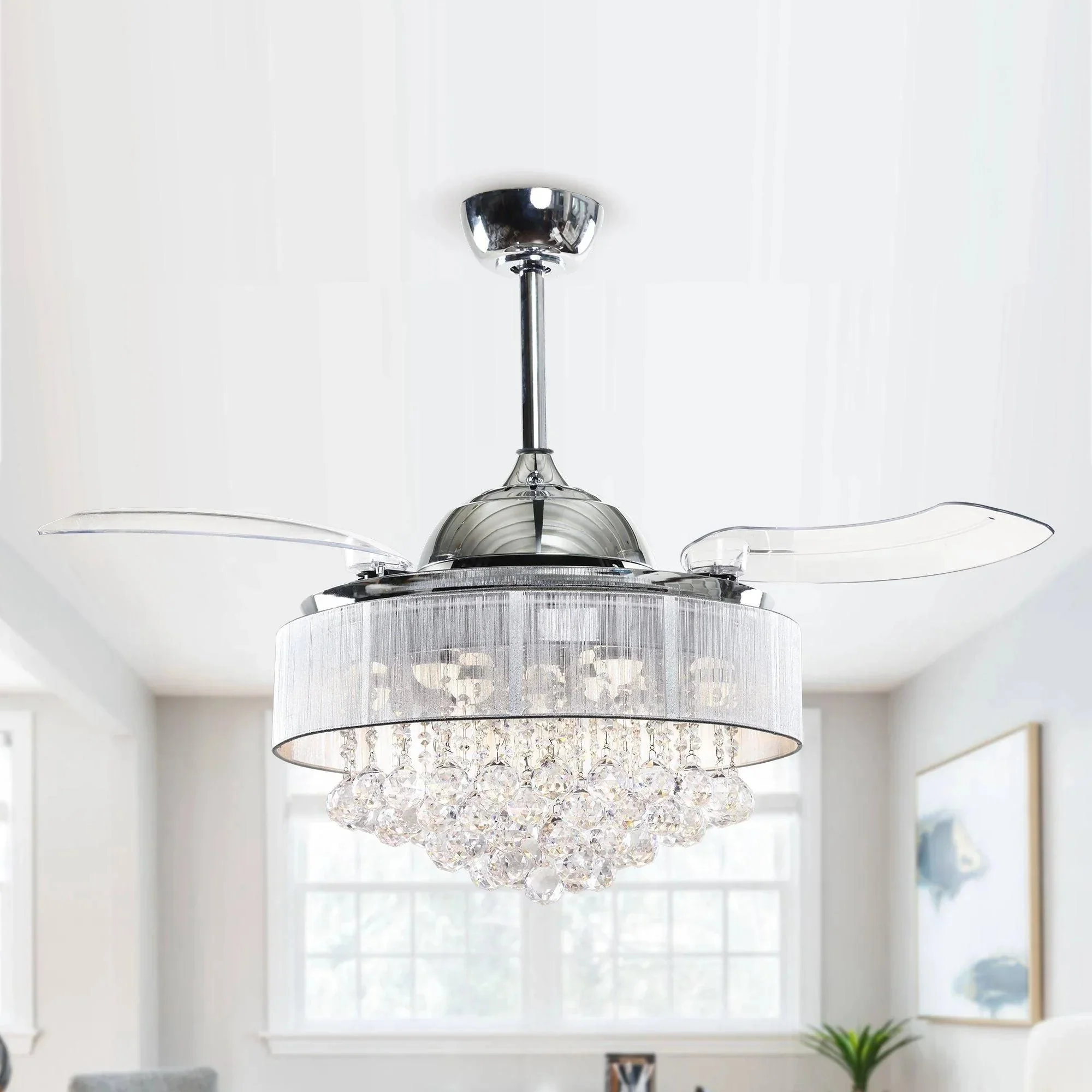 Parrot Uncle 42-Inch Broxburne Smart Fan with LED Light (F4601WY-SMART) - Image 9
