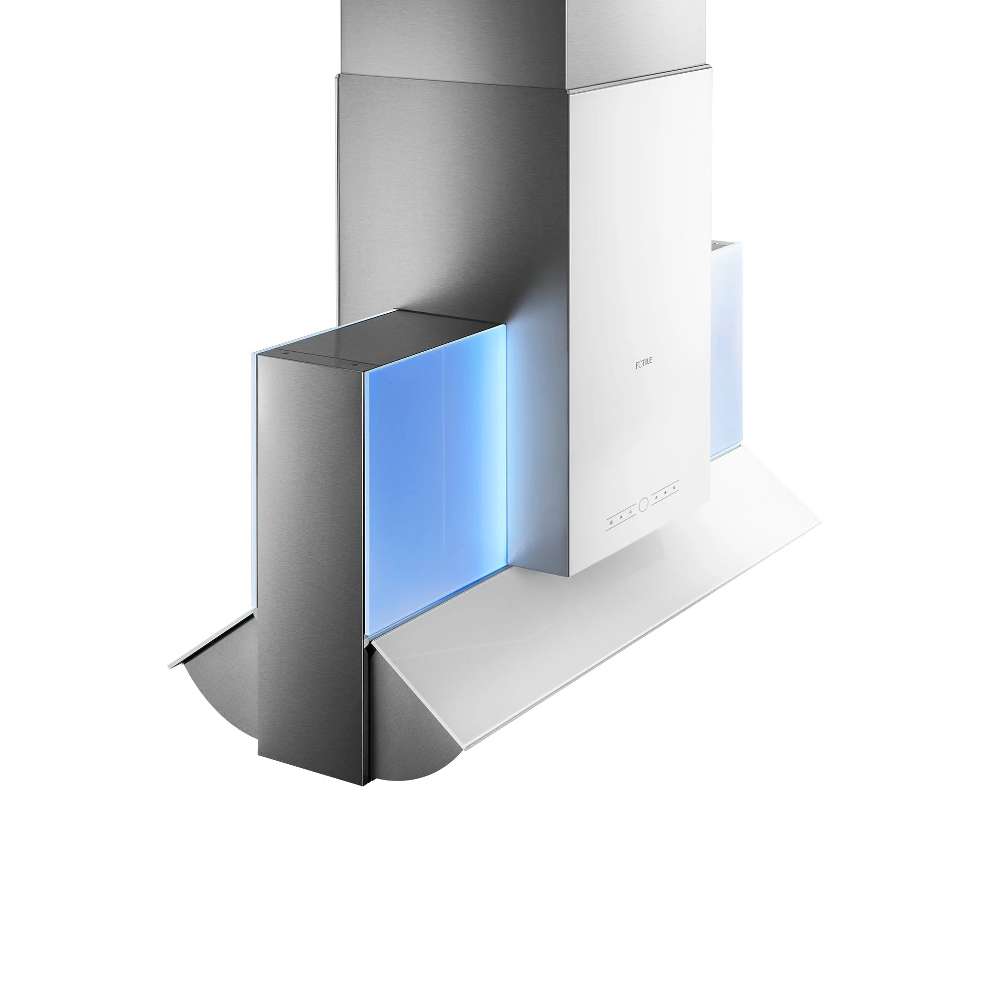 Fotile 42-Inch 1200 CFM Island Hood in Tempered Glass Panel & Stainless Steel Cover (EA06C) - Image 5