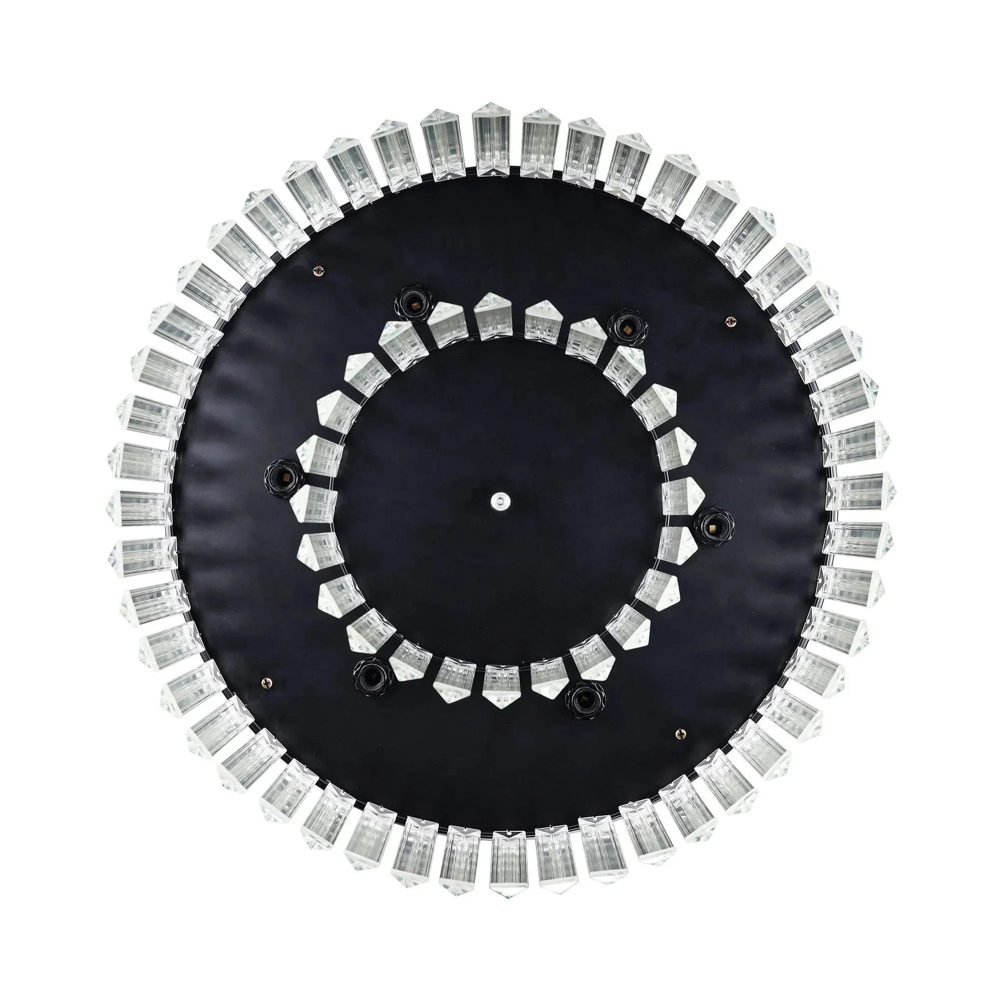 Parrot Uncle 42-Inch Modern Downrod Mount Crystal Ceiling Fan with Lighting and Remote Control (F4710QQ110V) - Image 12