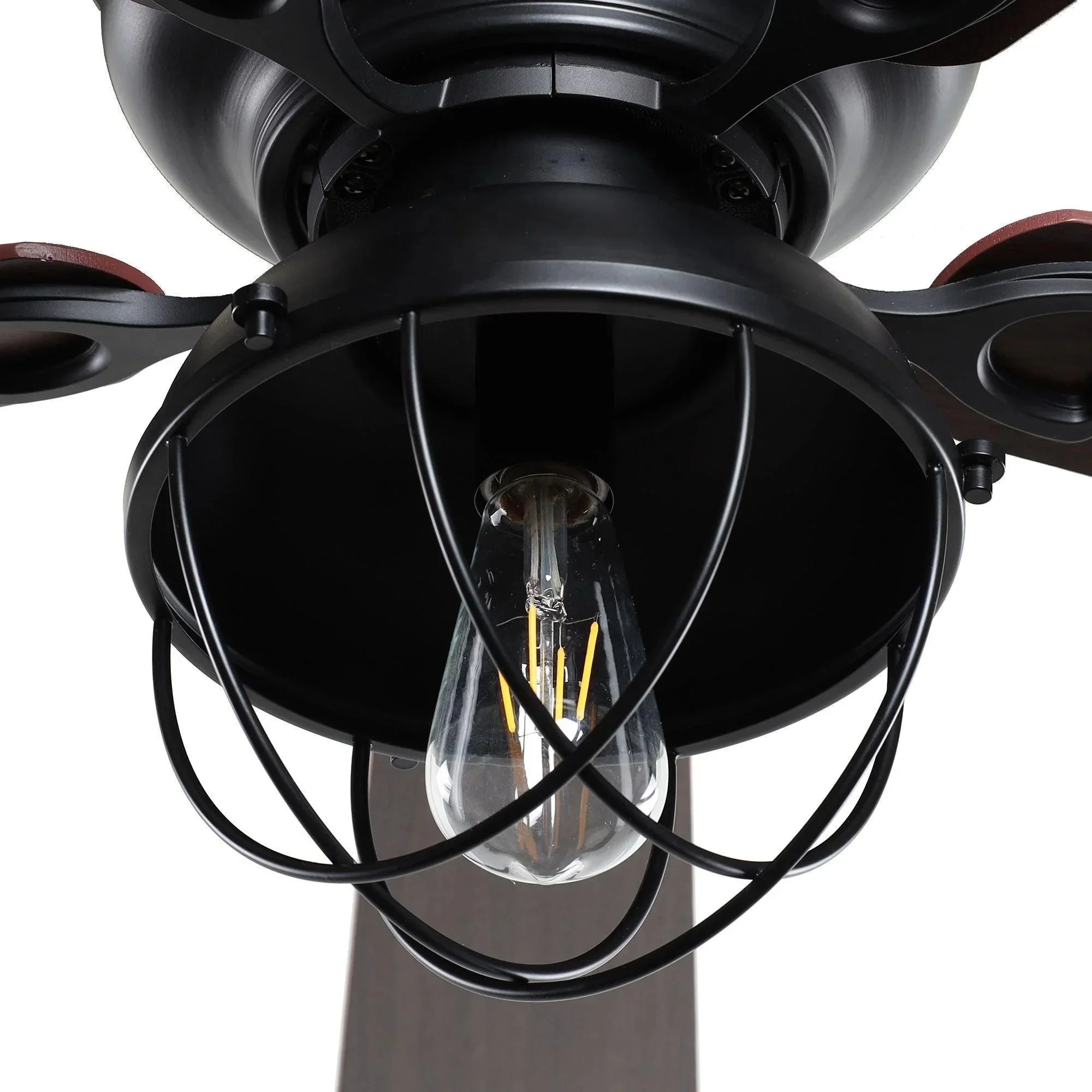 Parrot Uncle 42-Inch Traditional Flush Mount Reversible Ceiling Fan with Lighting and Remote Control (F6232QQ110V) - Image 12