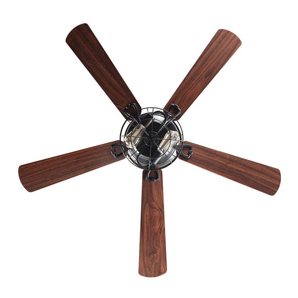 Parrot Uncle 48-Inch Ummuhan Industrial Flush Mount Ceiling Fan with Lighting - Image 10
