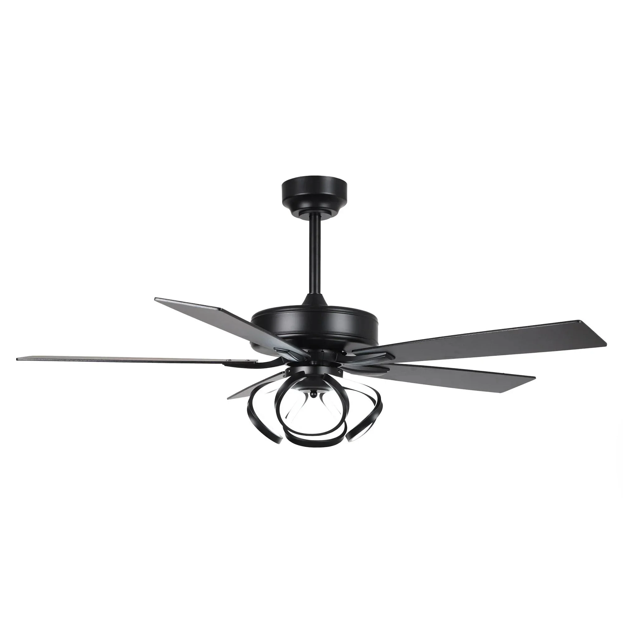 Parrot Uncle 52-Inch 6 Speed DC Black Ceiling Fan with Lighting (F6367BK110V) - Image 5