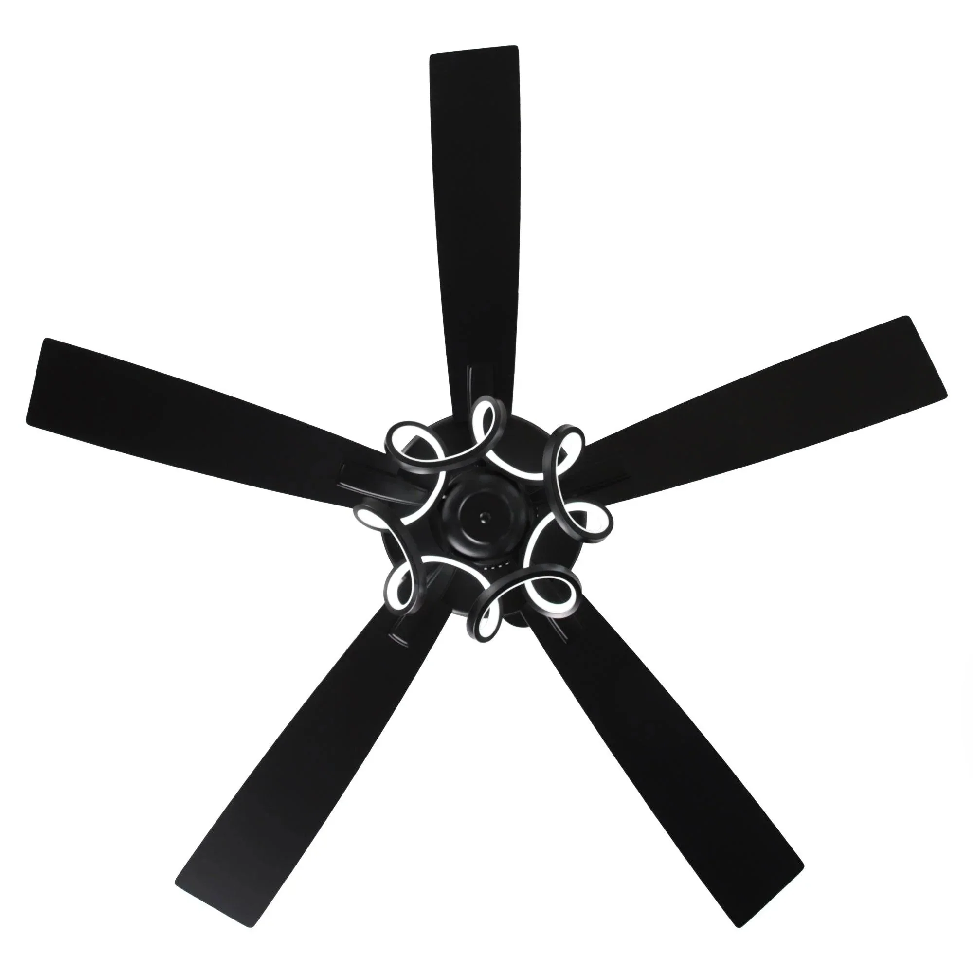 Parrot Uncle 52-Inch 6 Speed DC Black Ceiling Fan with Lighting (F6367BK110V) - Image 6