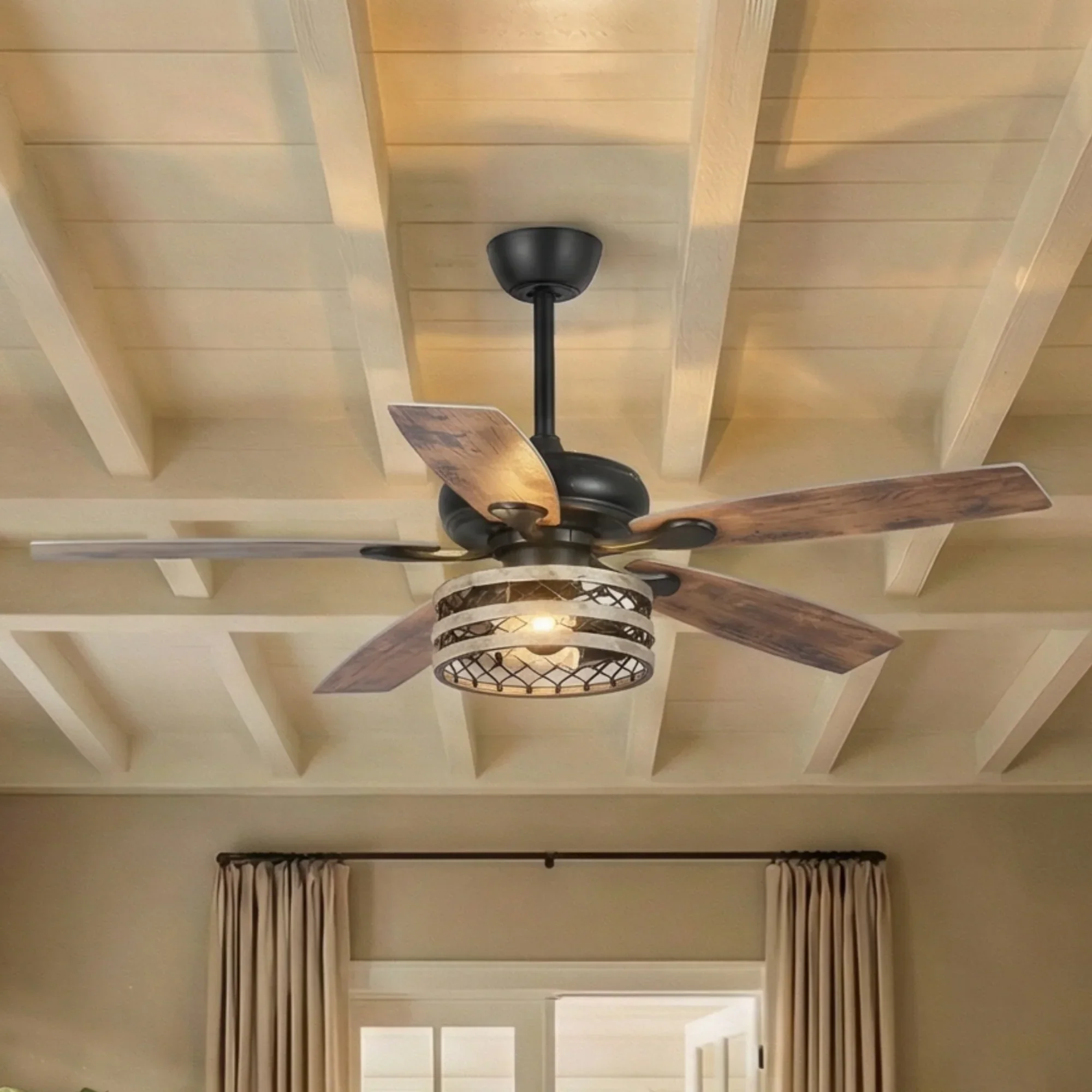 Parrot Uncle 52-Inch Alward Smart Fan with Light Kit (F6319-SMART) - Image 3