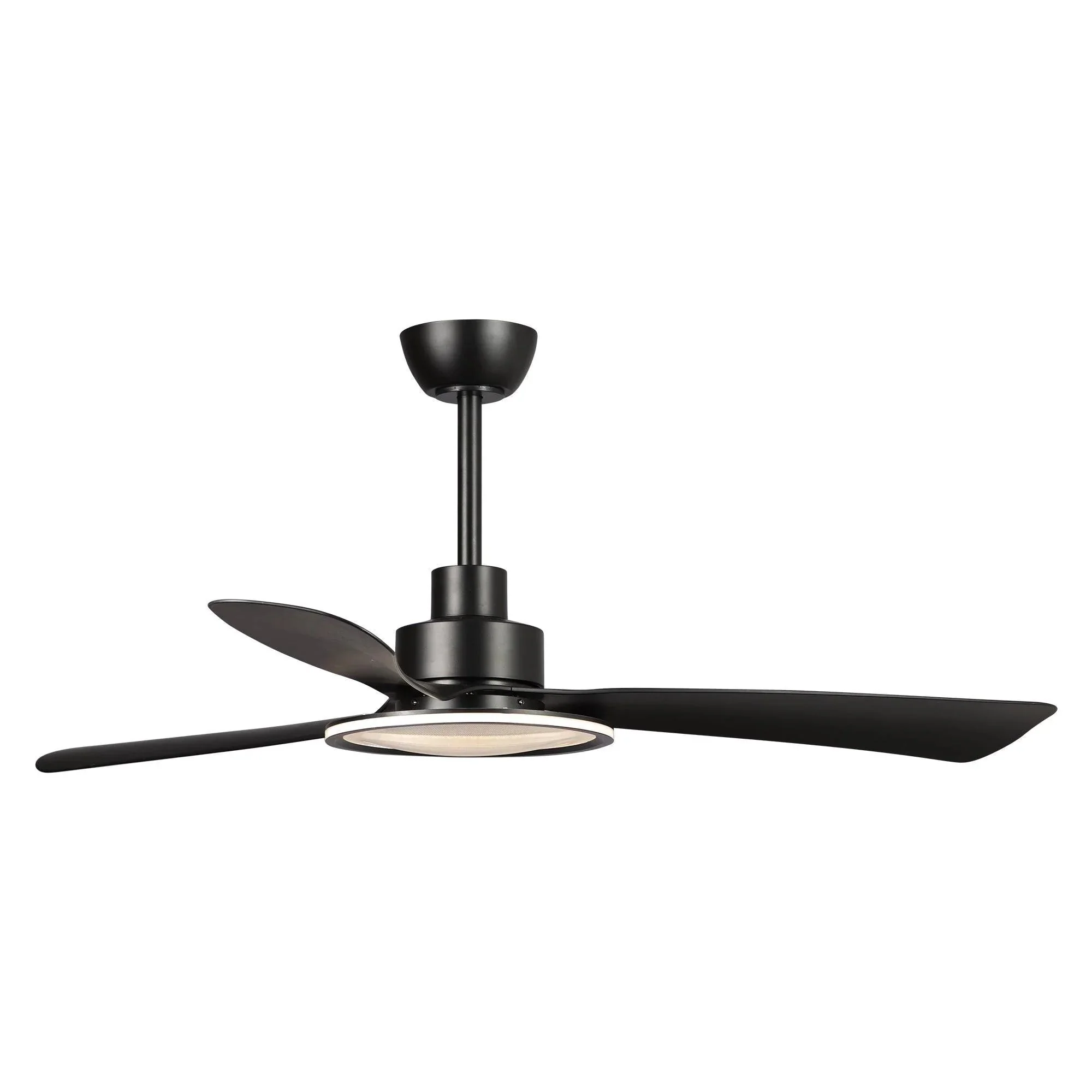 Parrot Uncle 52-Inch Bohemian Industrial DC Motor Downrod Mount Reversible Ceiling Fan with Lighting and Remote Control (F6385BK110V) - Image 10
