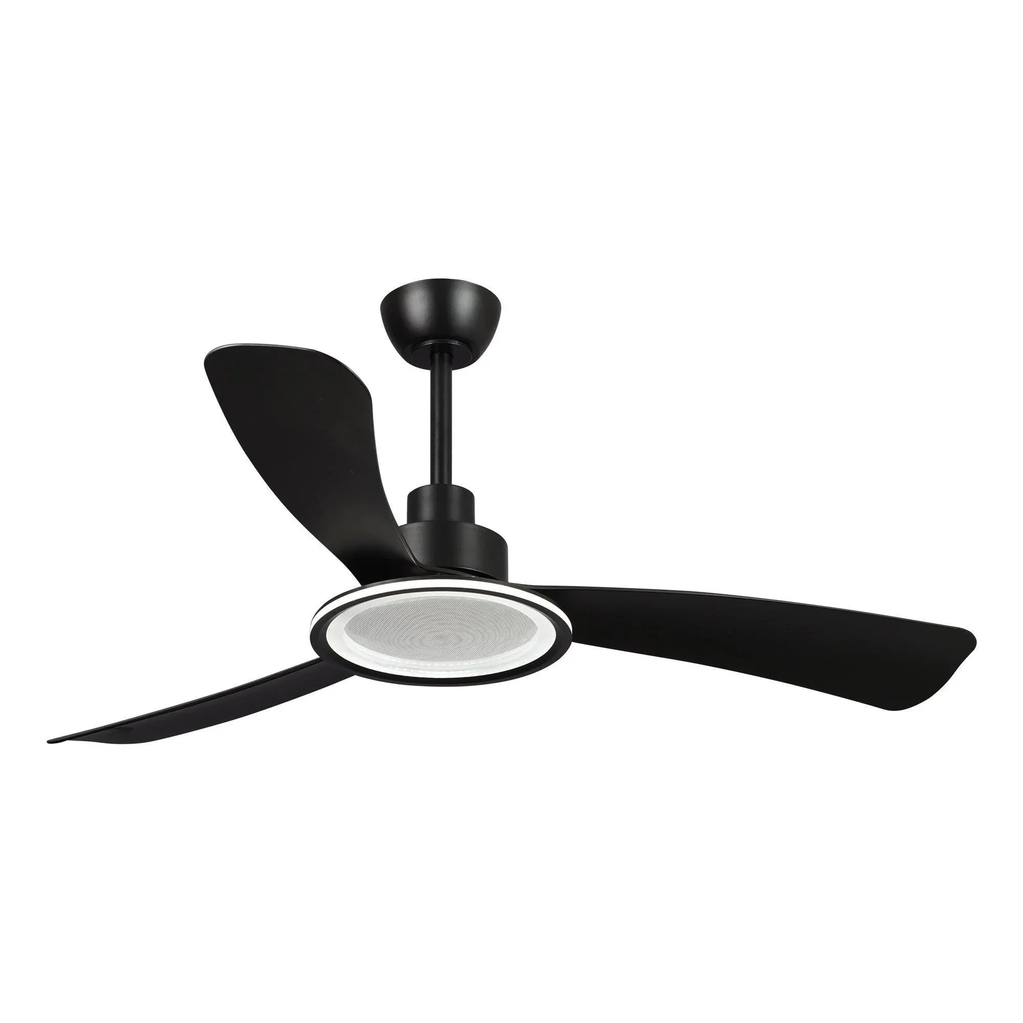 Parrot Uncle 52-Inch Bohemian Industrial DC Motor Downrod Mount Reversible Ceiling Fan with Lighting and Remote Control (F6385BK110V) - Image 6