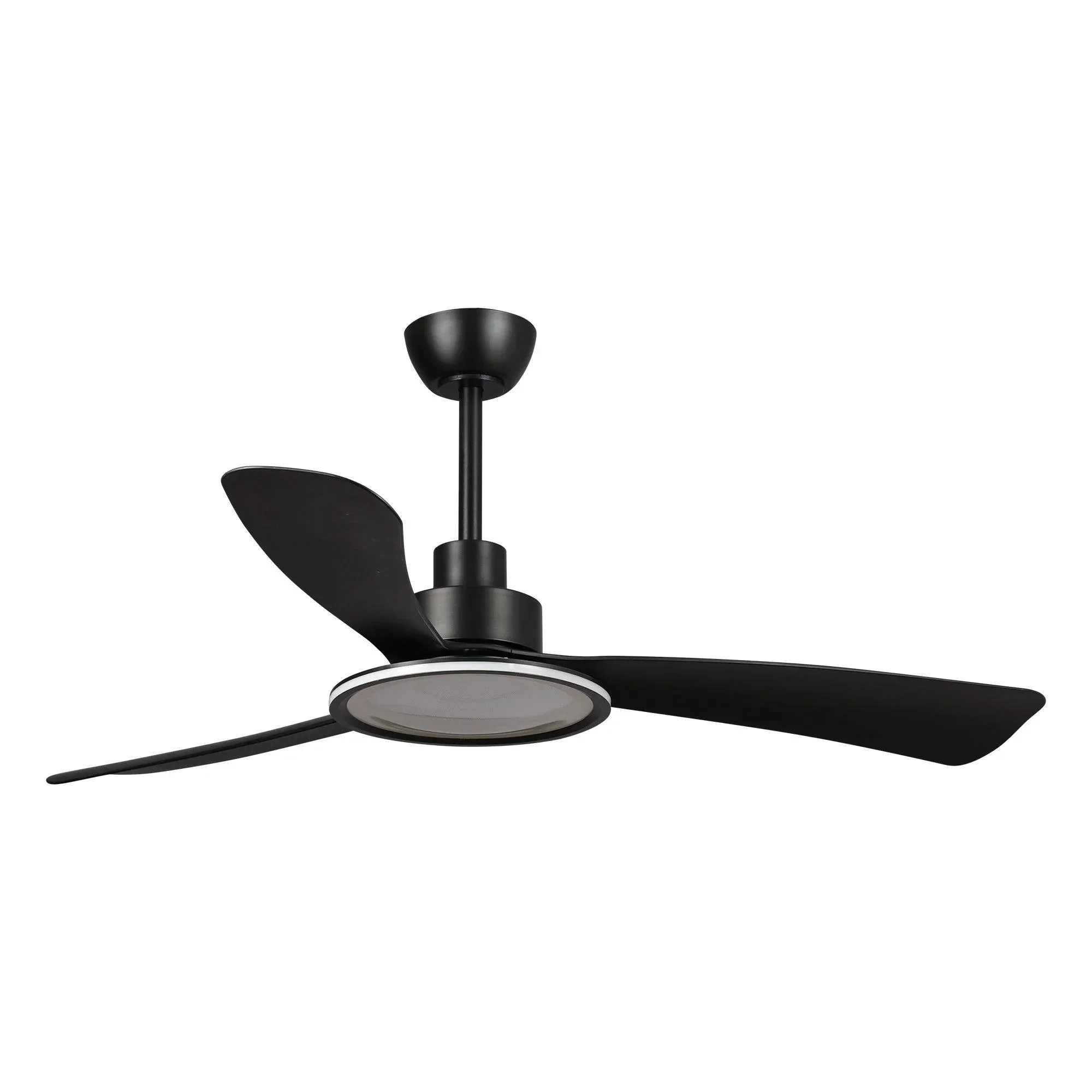 Parrot Uncle 52-Inch Bohemian Industrial DC Motor Downrod Mount Reversible Ceiling Fan with Lighting and Remote Control (F6385BK110V) - Image 8