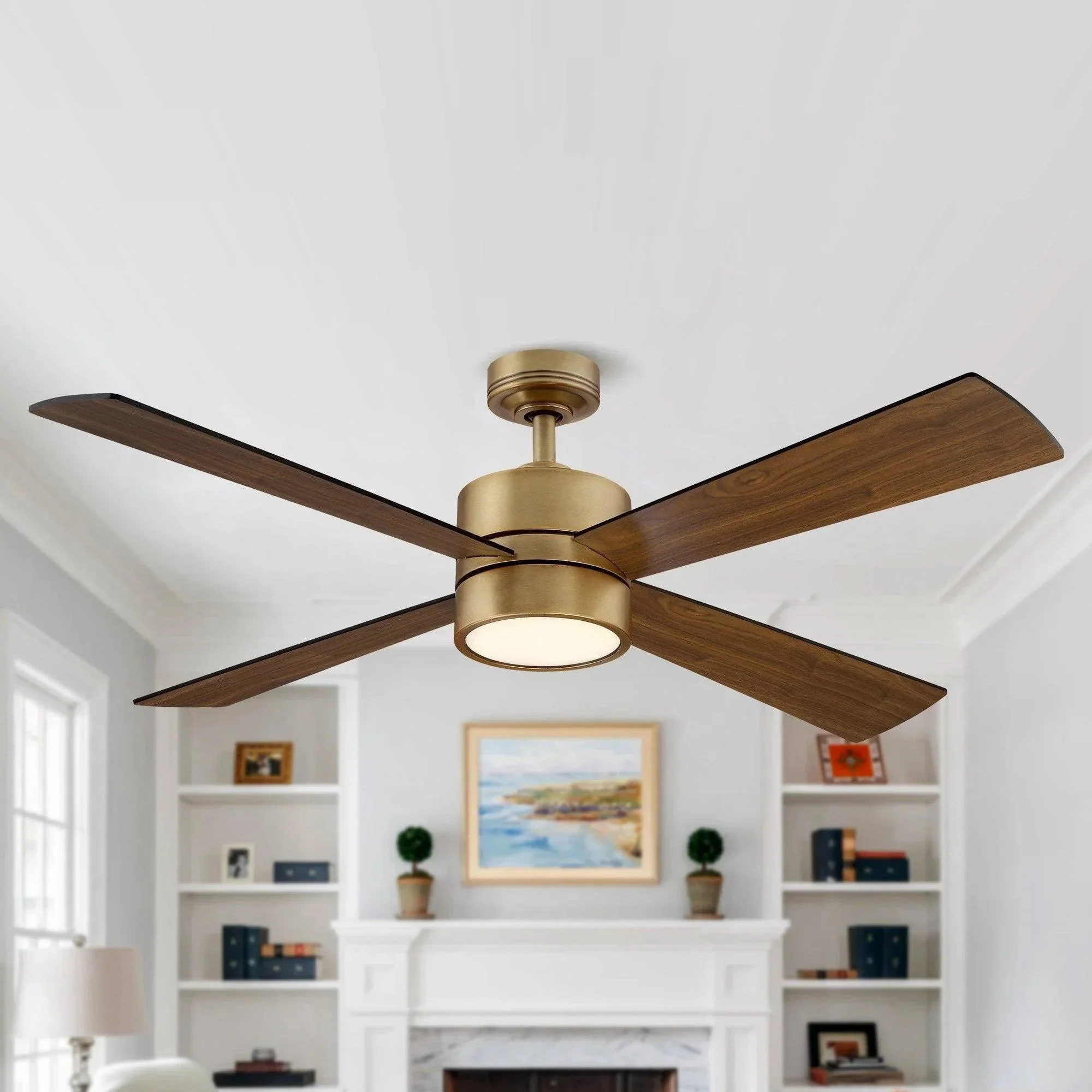 Parrot Uncle 52-Inch Bucholz Industrial Ceiling Fan with Dimmable LED Light - Image 11