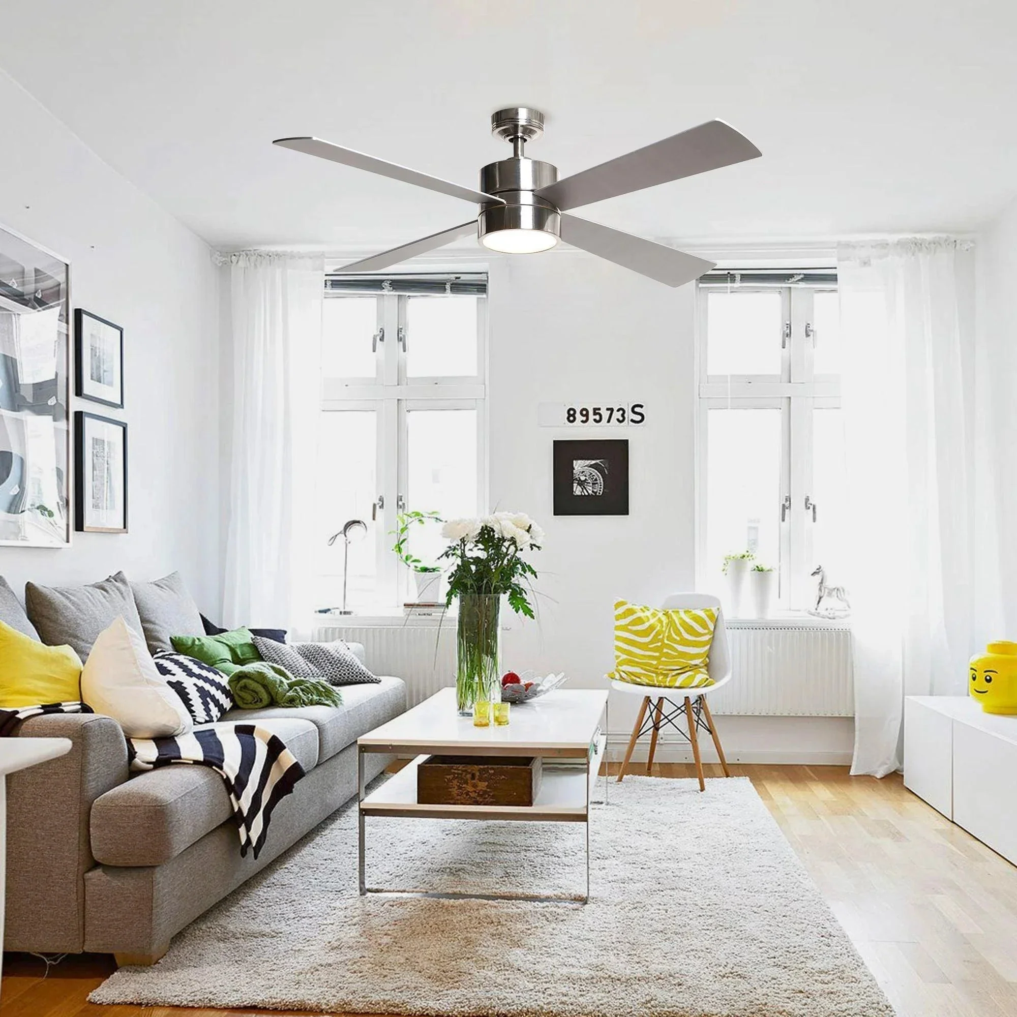 Parrot Uncle 52-Inch Bucholz Industrial Ceiling Fan with Dimmable LED Light - Image 16