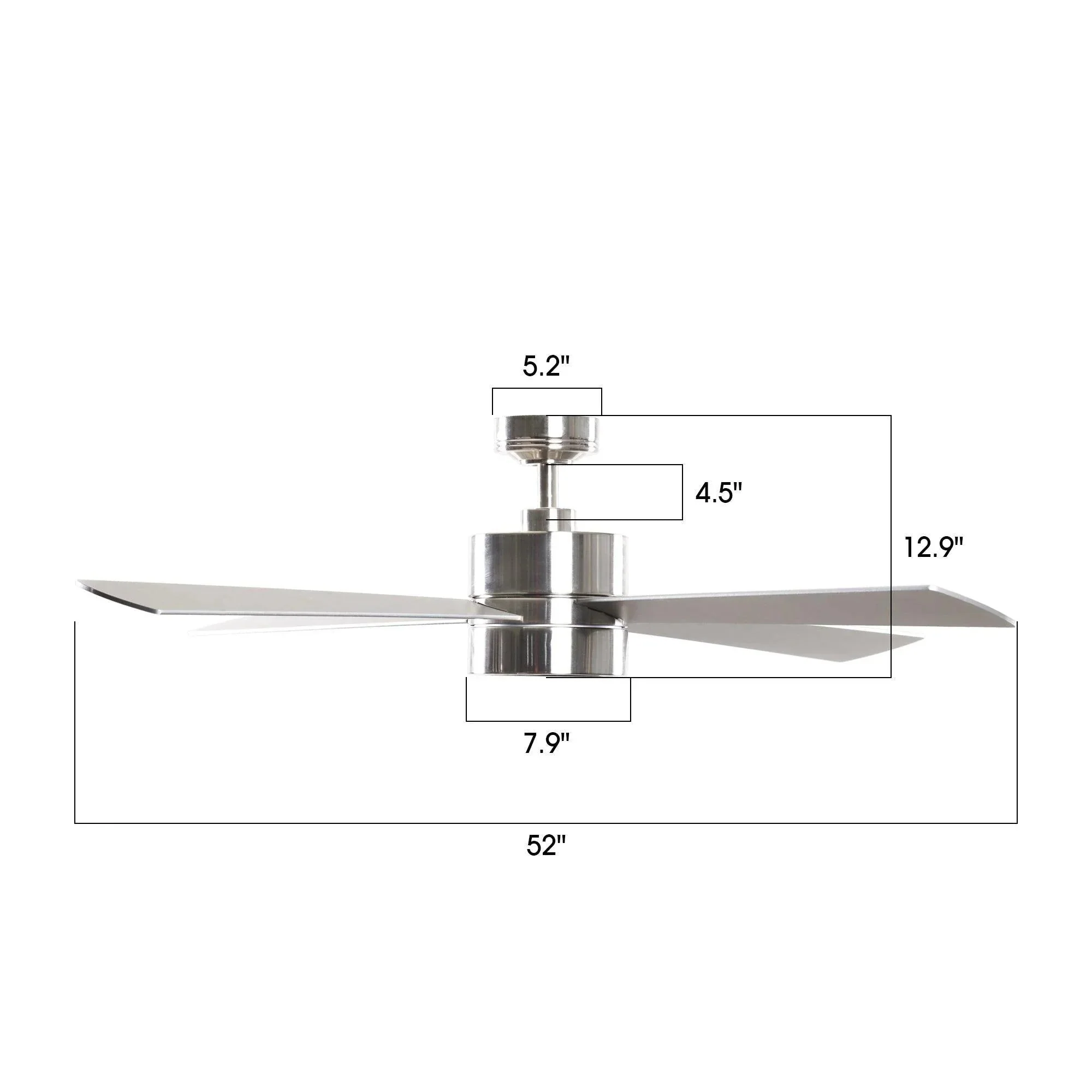 Parrot Uncle 52-Inch Bucholz Industrial Ceiling Fan with Dimmable LED Light - Image 27