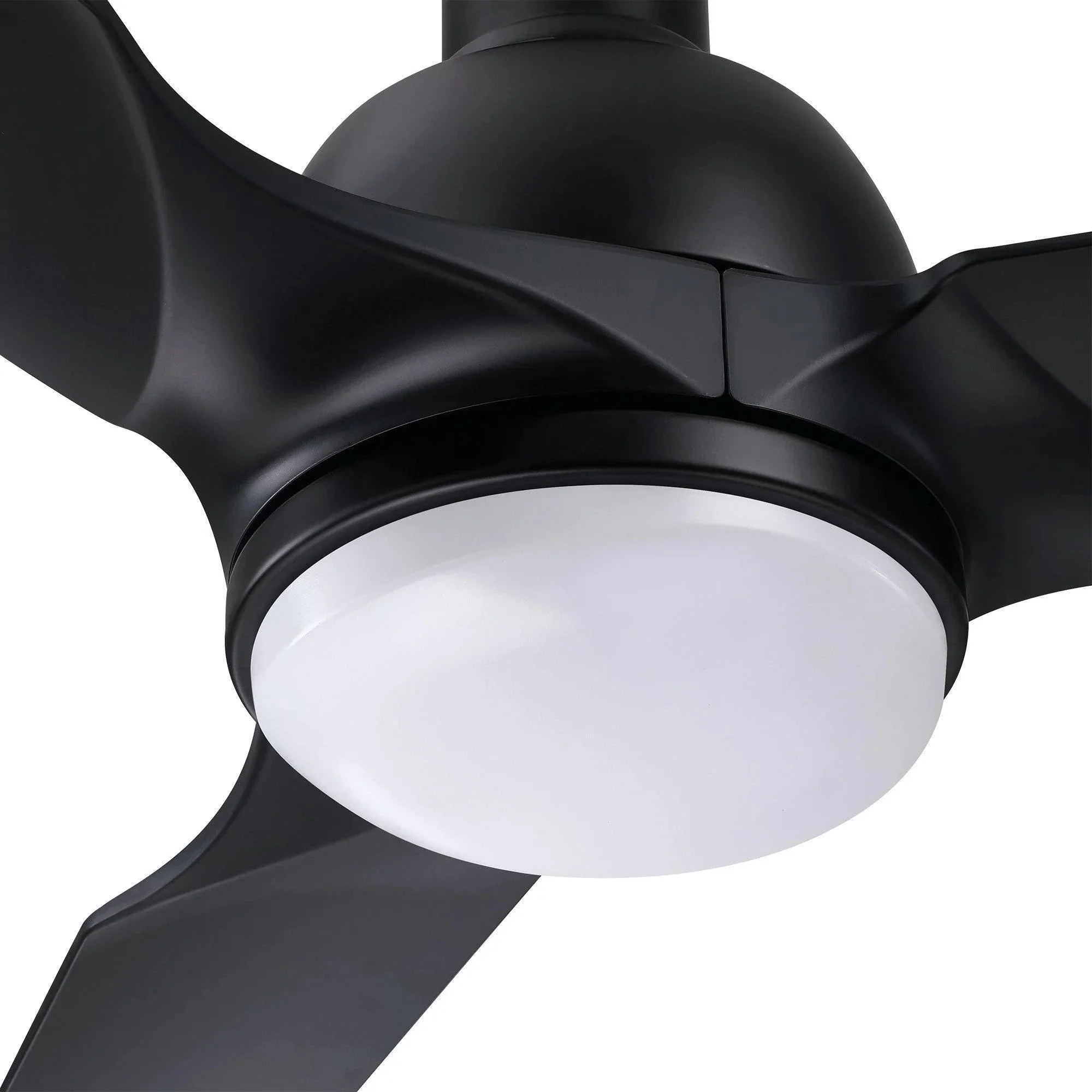 Parrot Uncle 52-Inch Cason Industrial Downrod Mount Reversible Ceiling Fan with LED Lighting and Remote Control (BBLAB011A) - Image 12