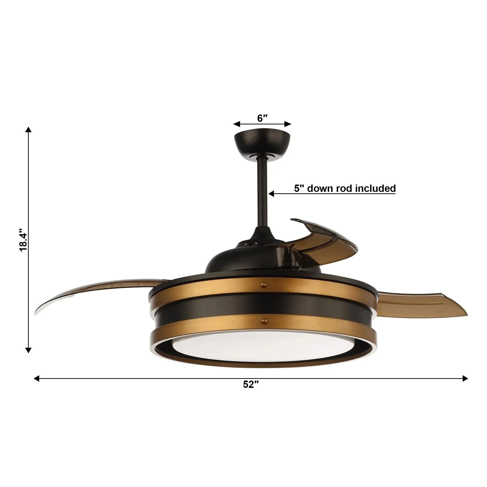 Parrot Uncle 52-Inch Cochin Smart Fan with LED Light (F4612-SMART) - Image 19