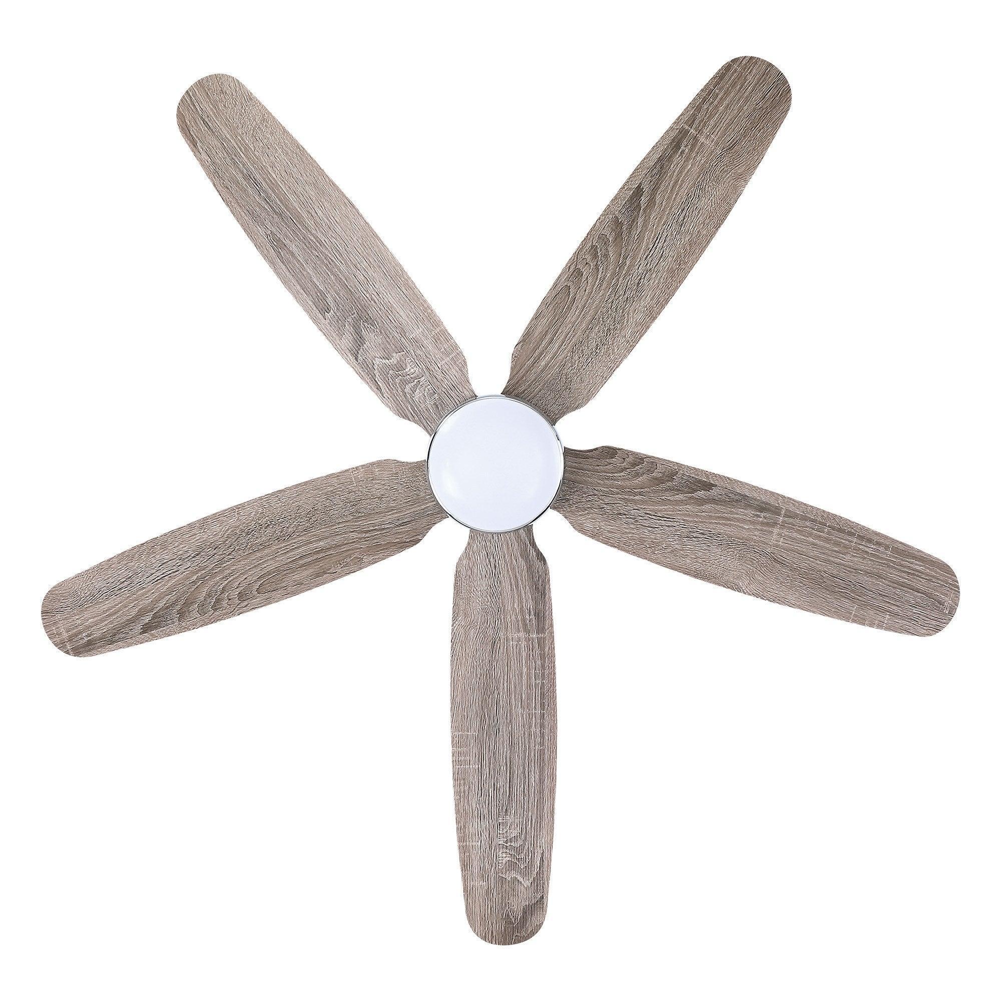 Parrot Uncle 52-Inch Dicken Farmhouse Downrod Mount Reversible Ceiling Fan with Lighting and Remote Control (BBLAB014A0) - Image 12