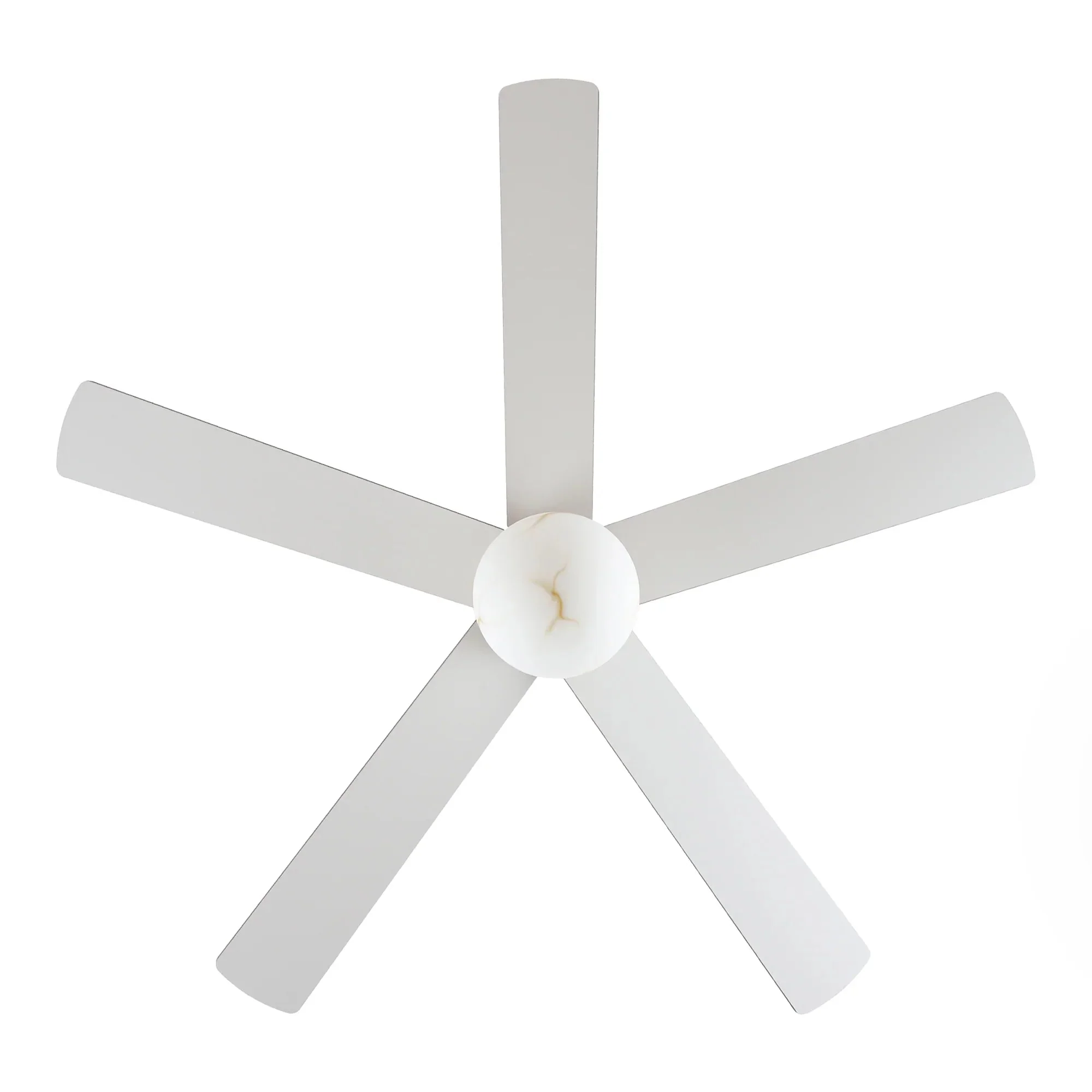 Parrot Uncle 52-Inch Alva Double-sided Blades Downrod Mount LED Ceiling Fan with Remote Control (F6034GD) - Image 15