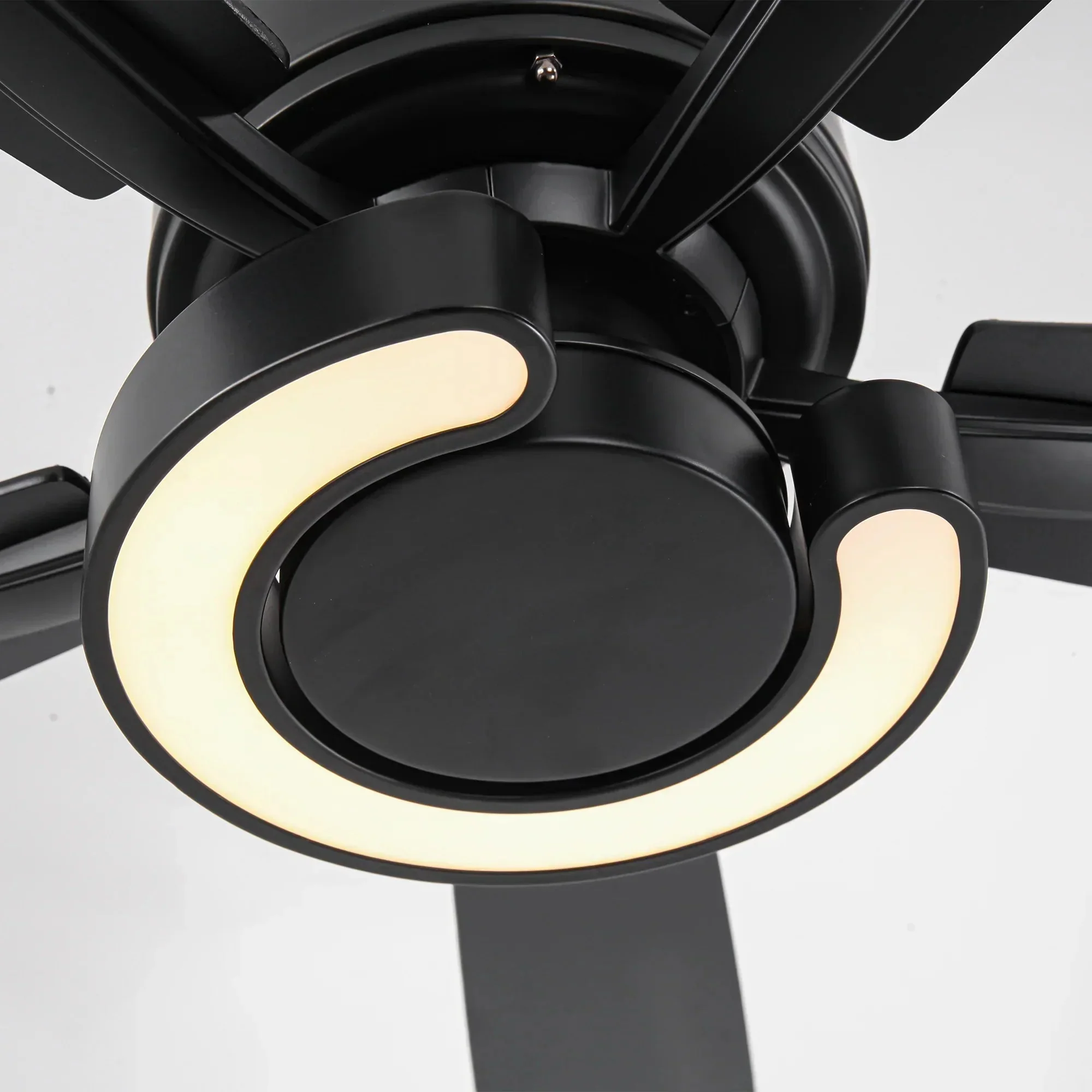 Parrot Uncle 52-Inch Arlen Double-sided Blades Downrod Mount LED Ceiling Fan with Remote Control - Image 13