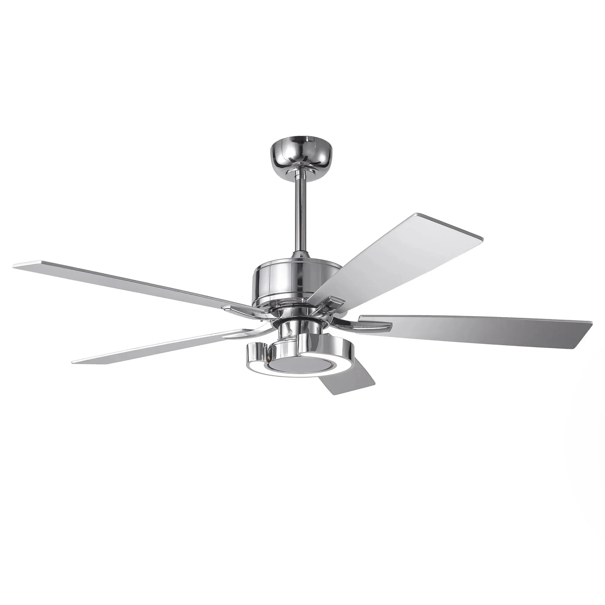 Parrot Uncle 52-Inch Arlen Double-sided Blades Downrod Mount LED Ceiling Fan with Remote Control - Image 19