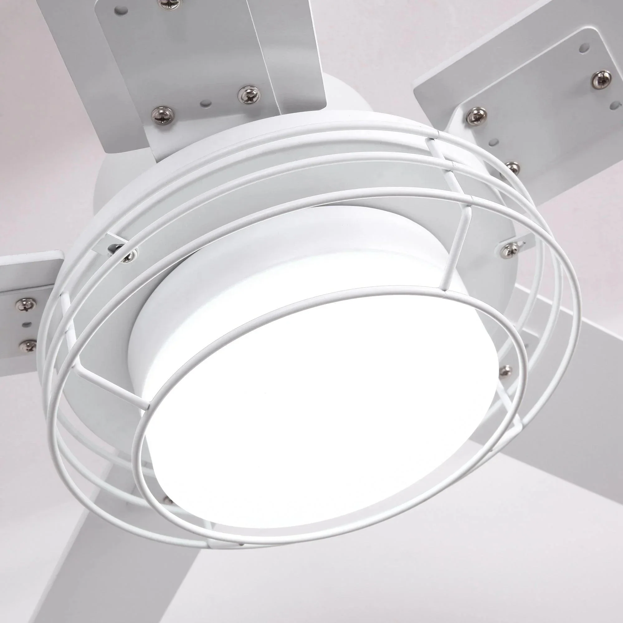 Parrot Uncle 52-Inch Bernice DC Motor Industrial Downrod Ceiling Fan with LED Light and Remote Control - Image 18