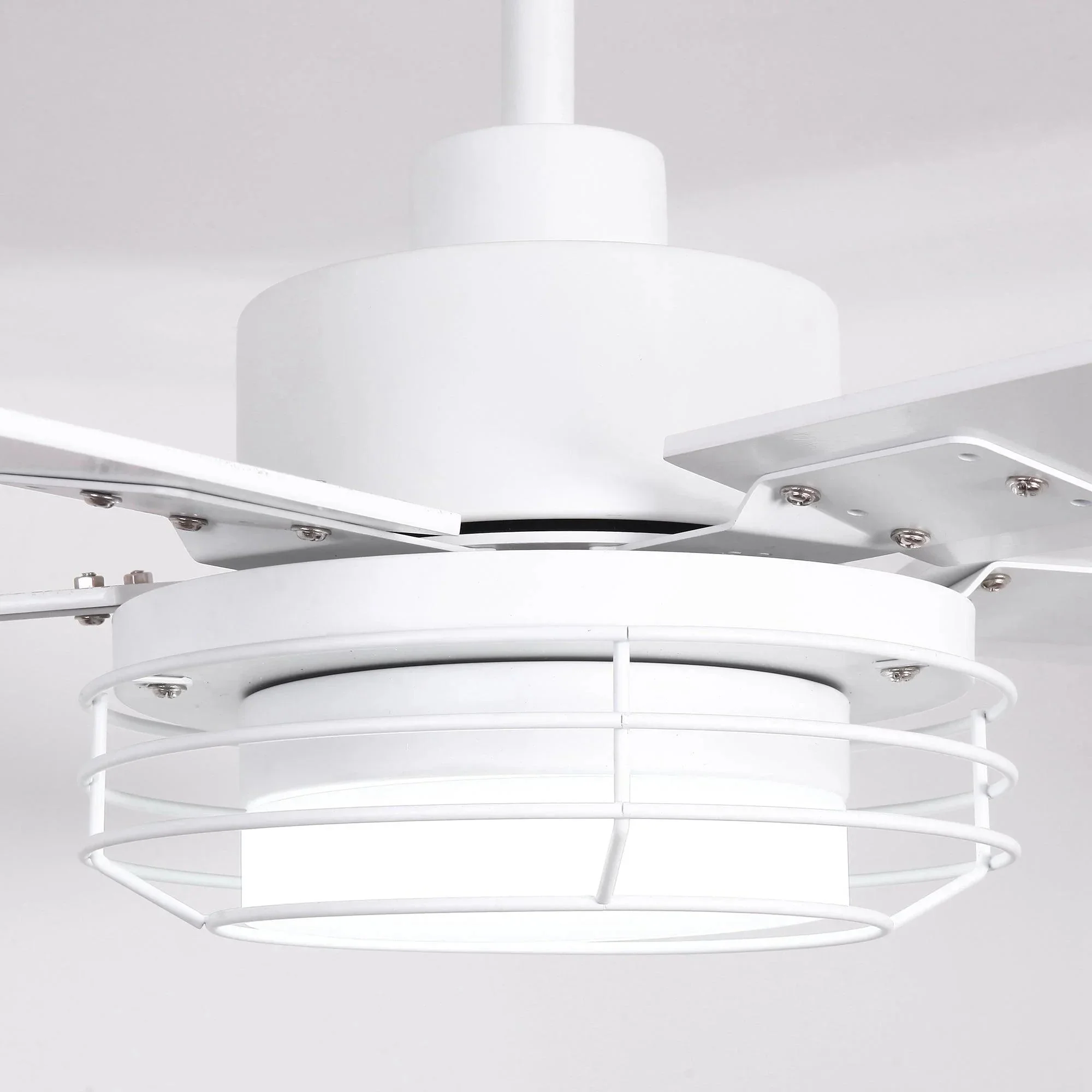 Parrot Uncle 52-Inch Bernice DC Motor Industrial Downrod Ceiling Fan with LED Light and Remote Control - Image 19