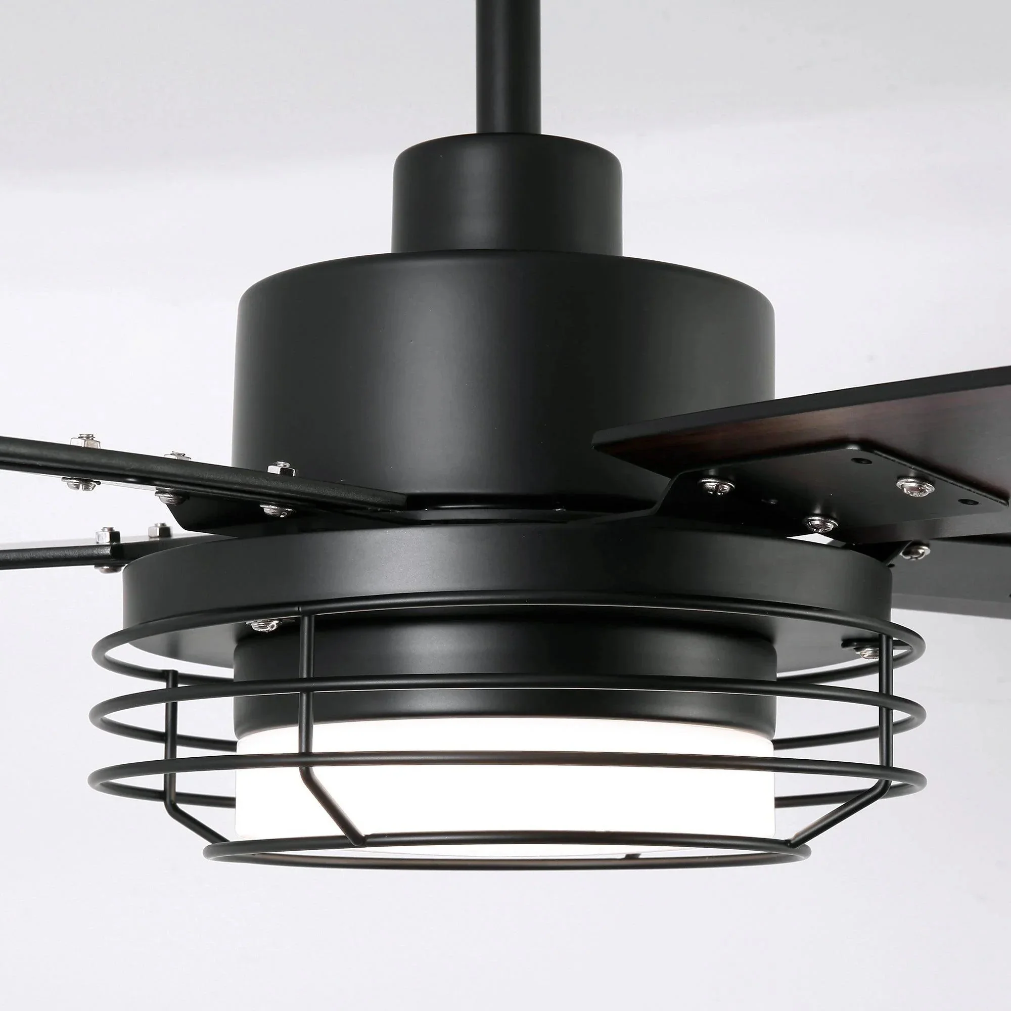Parrot Uncle 52-Inch Bernice DC Motor Industrial Downrod Ceiling Fan with LED Light and Remote Control - Image 24