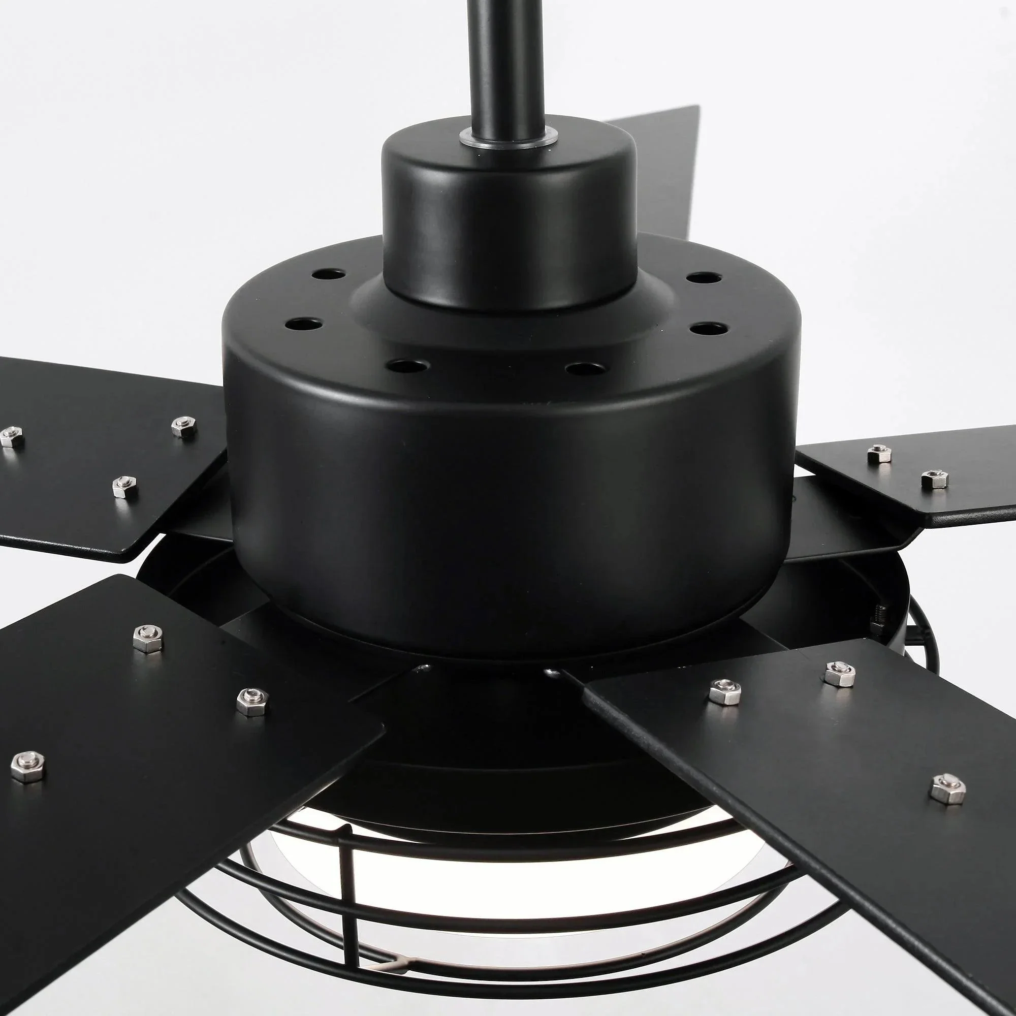 Parrot Uncle 52-Inch Bernice DC Motor Industrial Downrod Ceiling Fan with LED Light and Remote Control - Image 26