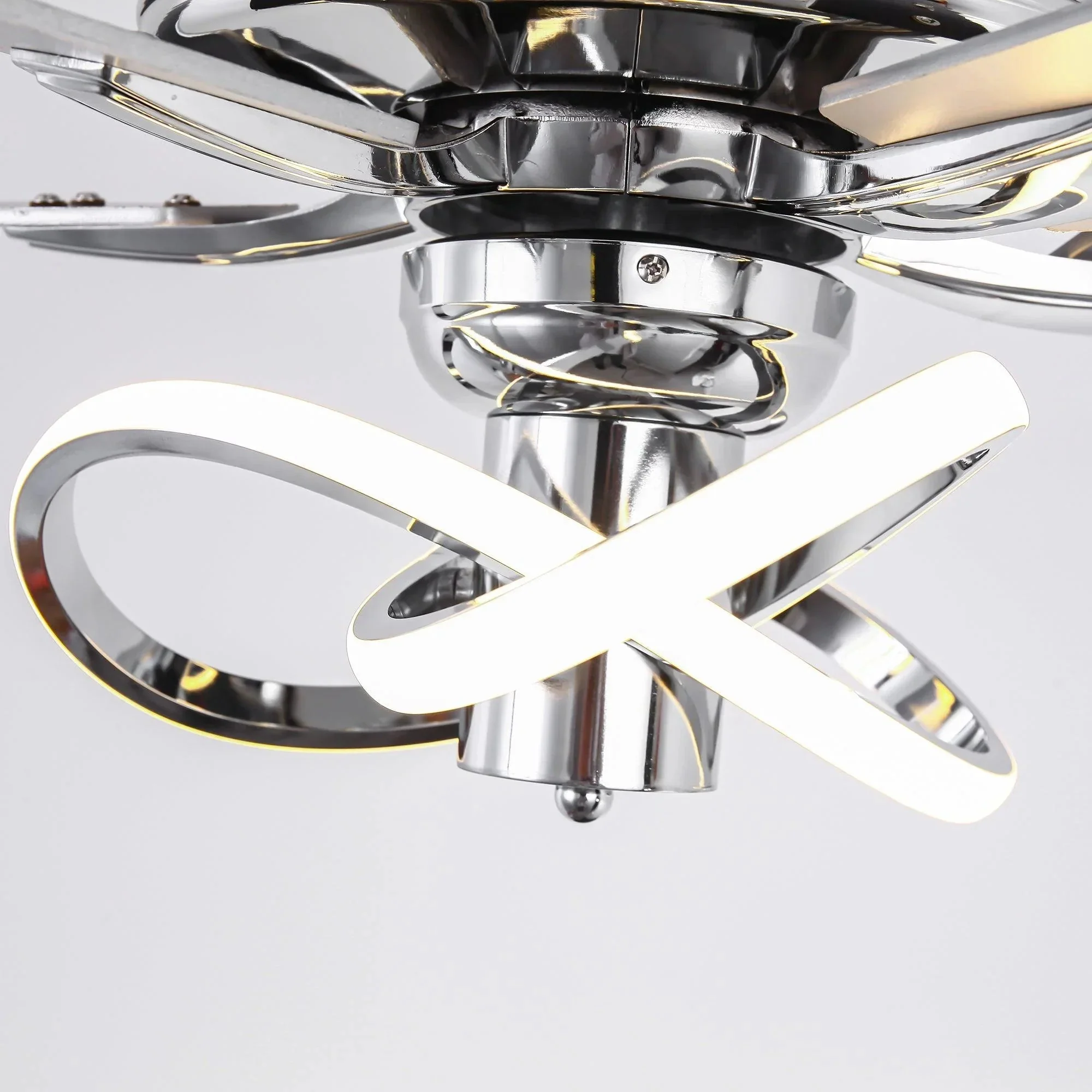 Parrot Uncle 52-Inch Oregon DC Motor Modern Downrod Ceiling Fan with LED Light - Image 14